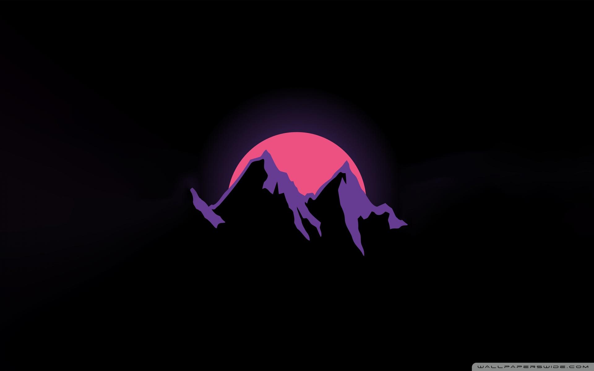 1920x1200 Mountain, Sunset, Cartoon Background Ultra HD Desktop Background Wallpaper for : Widescreen & UltraWide Desktop & Laptop : Multi Display, Dual & Triple Monitor : Tablet
