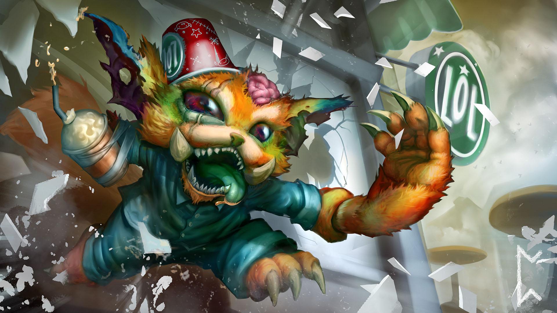 1920x1080 Gnar League Of Legends Wallpaper. Art Of LoL