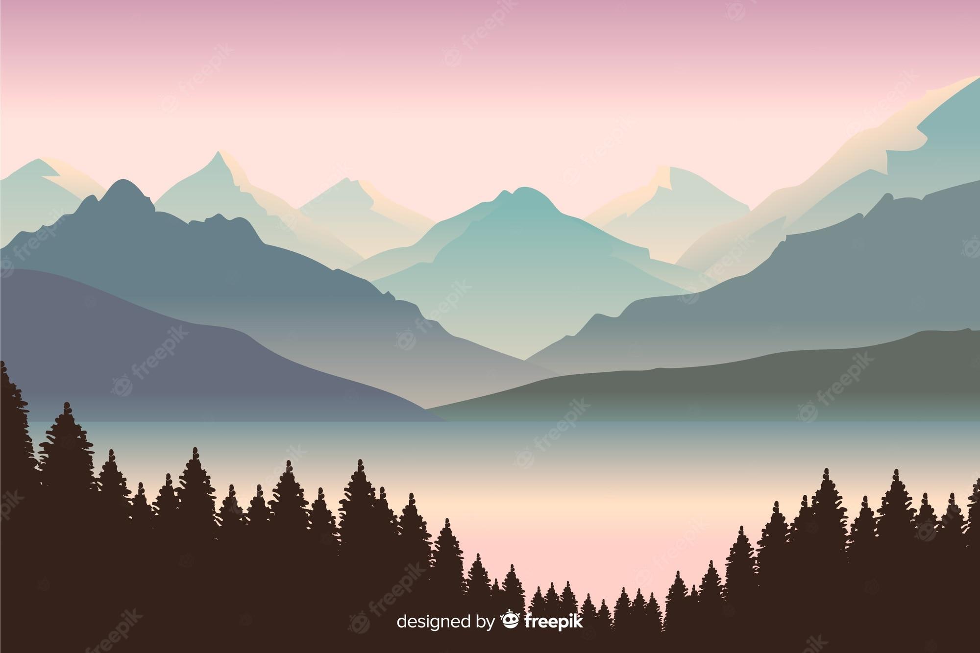 2000x1333 Mountain wallpaper Vectors & Illustrations for Free Download