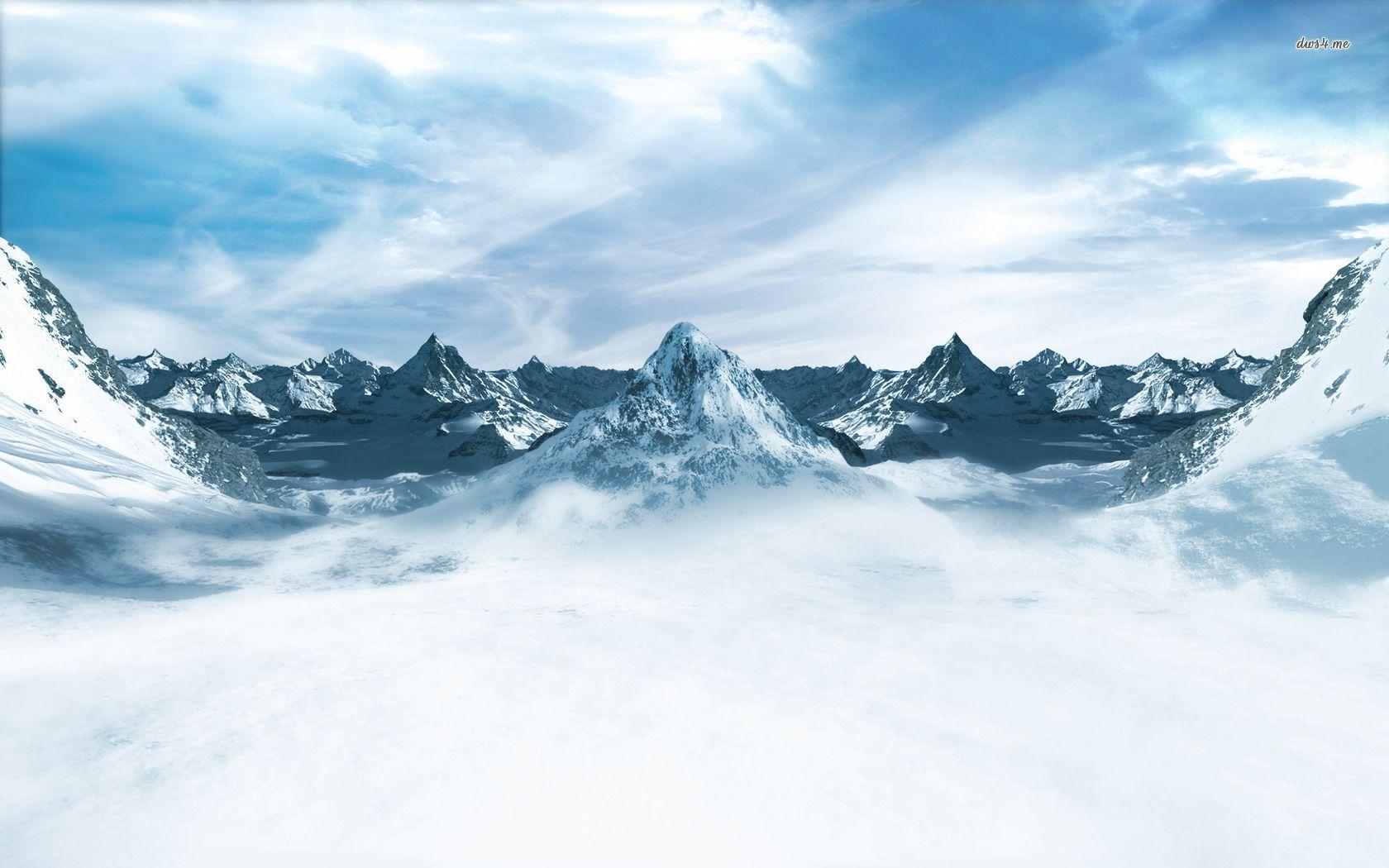 1680x1050 Snowy mountains HD wallpaper. Mountain wallpaper, Mountains, Snowy mountains