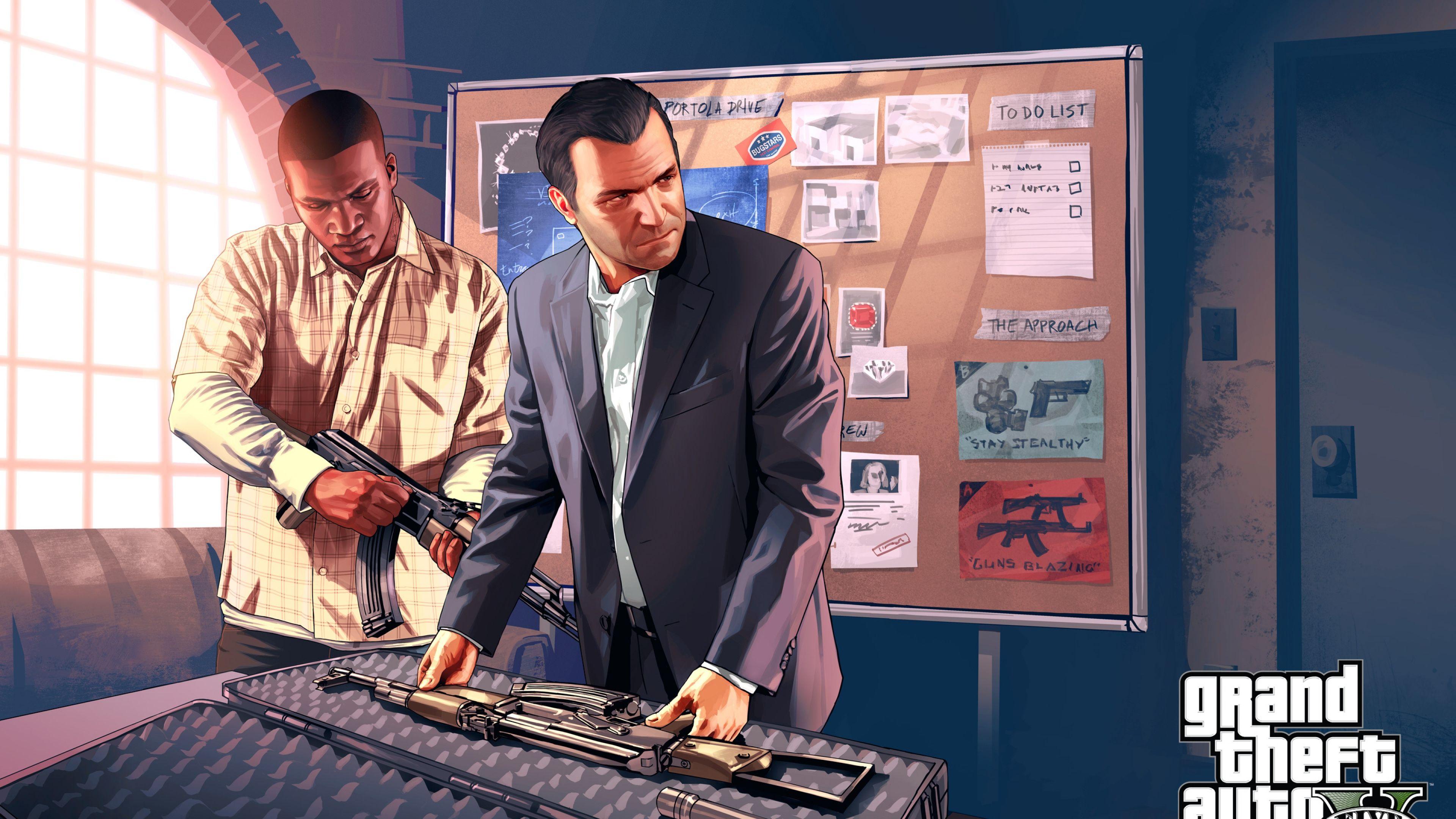 3840x2160 Grand Theft Auto V 4k HD Wallpaper. Gta v cheats, Grand theft auto, Gta