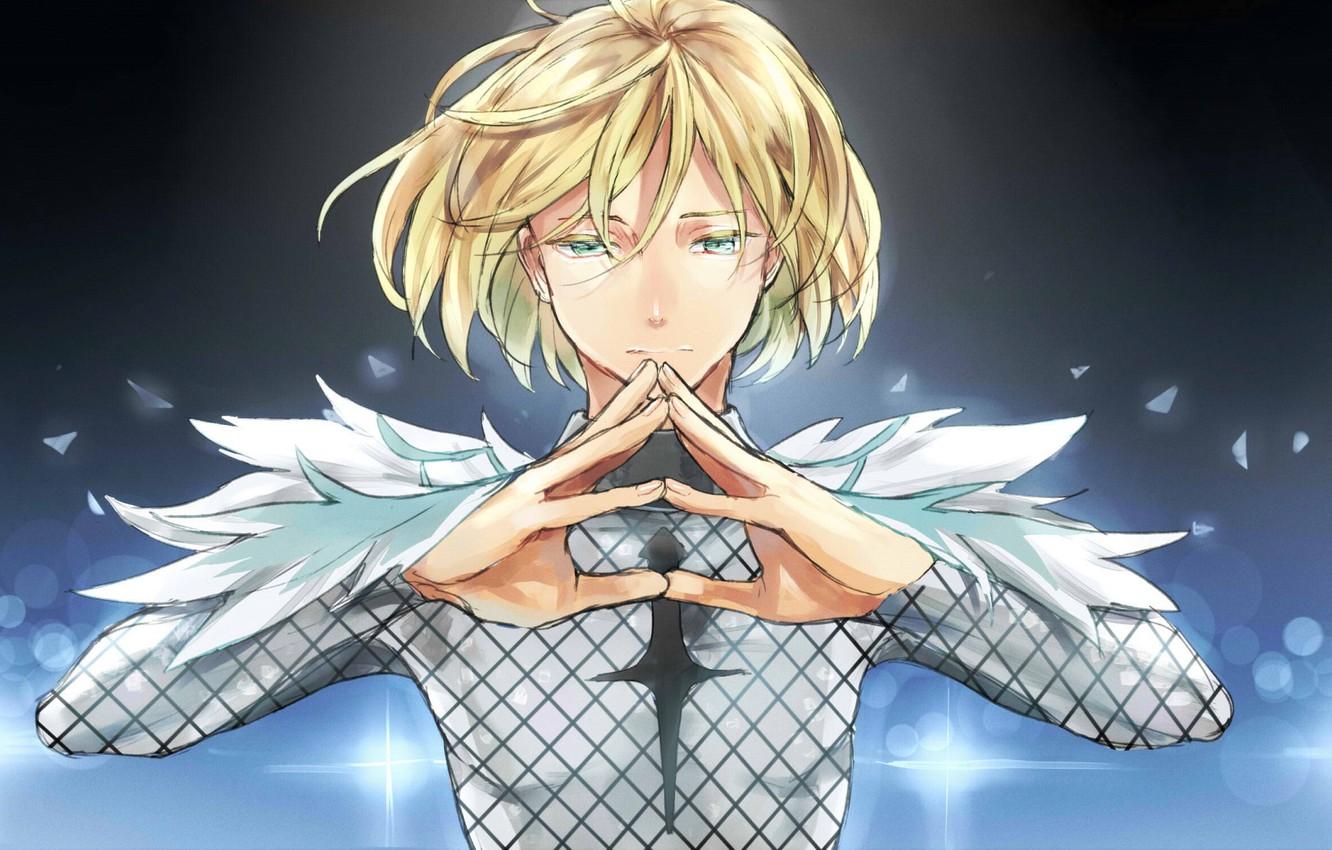 1332x850 Wallpaper guy, speech, Yuri on the ice, Yuri Plesetskiy, Yuri On Ice, Russian fairy image for desktop, section сёнэн