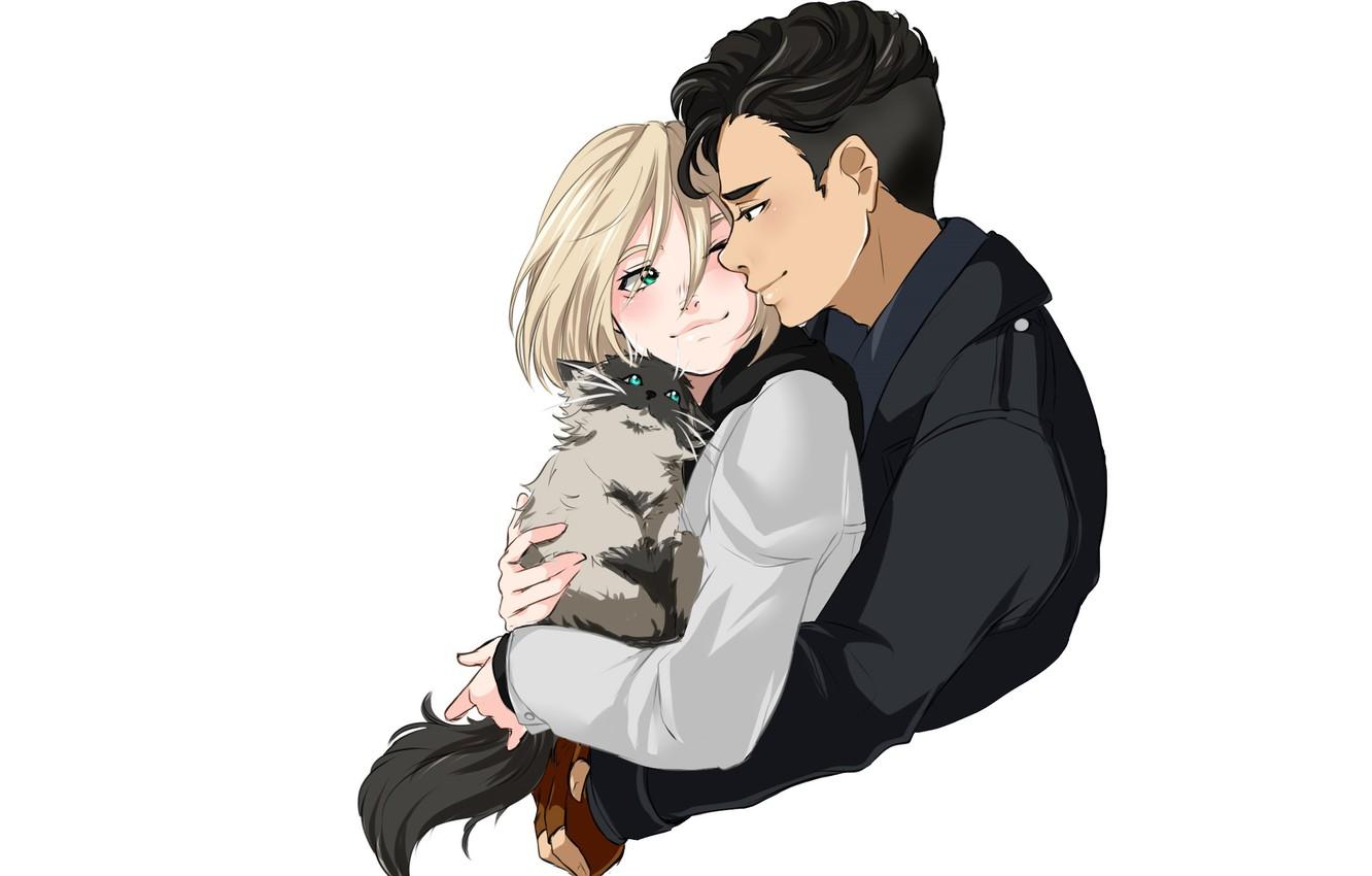 1332x850 Wallpaper anime, art, guys, Yuri on Ice, Yuri on the ice, yurio, otabek image for desktop, section прочее