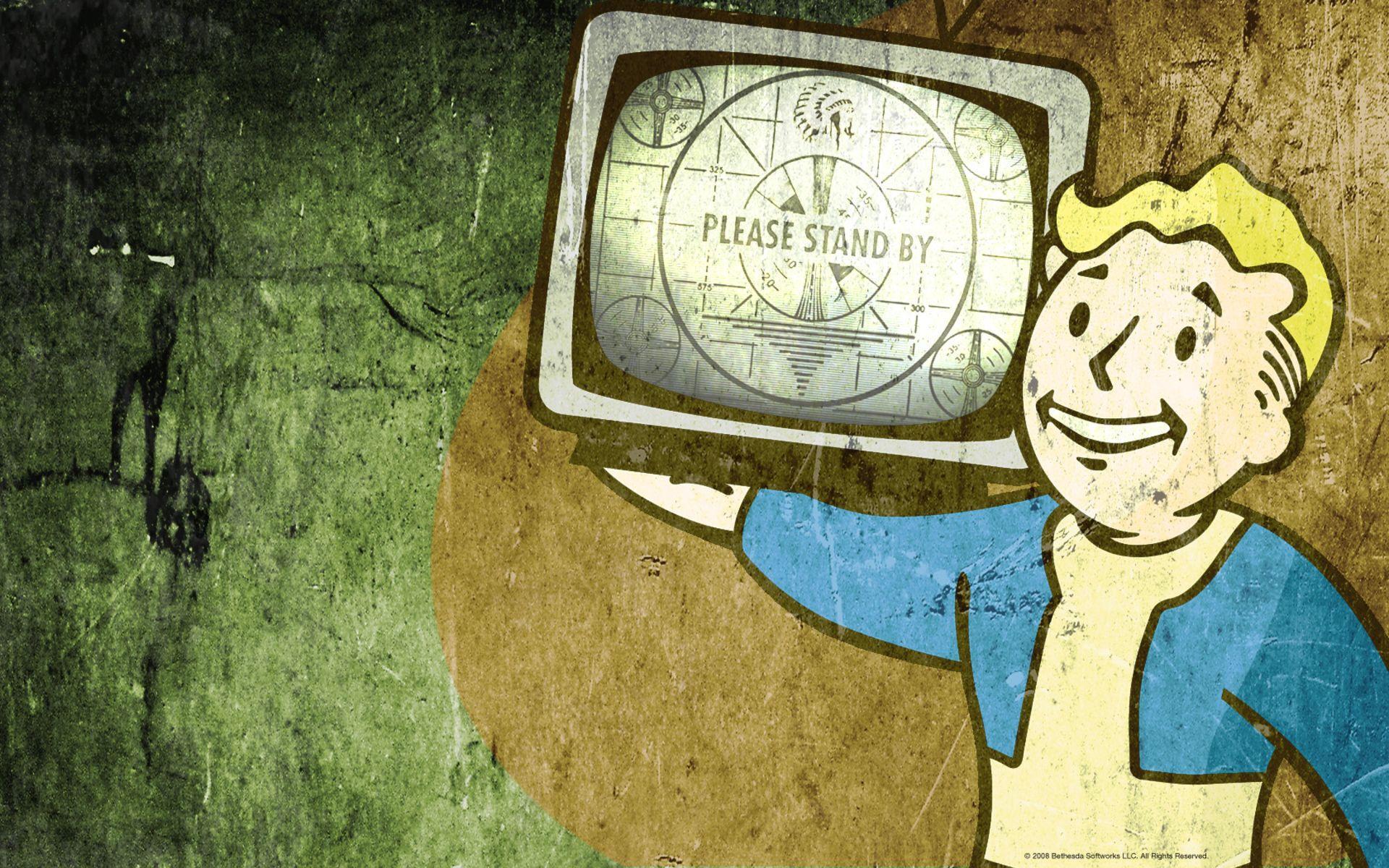 1920x1200 Fallout Vault Boy Wallpaper