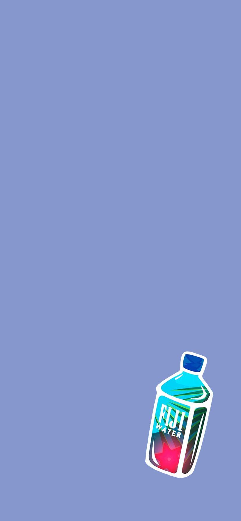 828x1792 I made this minimalistic Fiji water background based of my love for Fiji water and minimalistic art