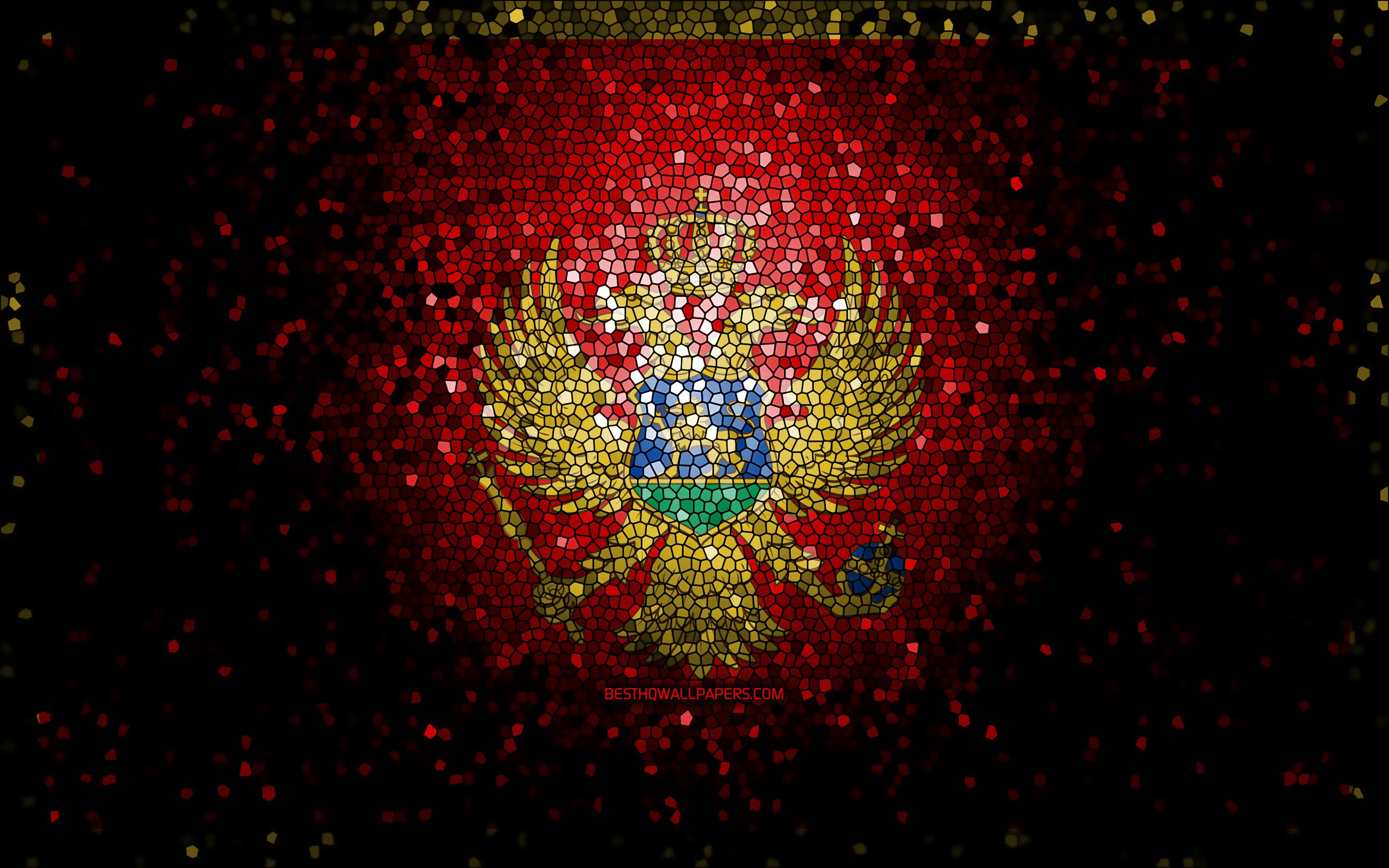 2880x1800 Download wallpaper Montenegrin flag, mosaic art, European countries, Flag of Montenegro, national symbols, Montenegro flag, artwork, Europe, Montenegro for desktop with resolution 2880x1800. High Quality HD picture wallpaper