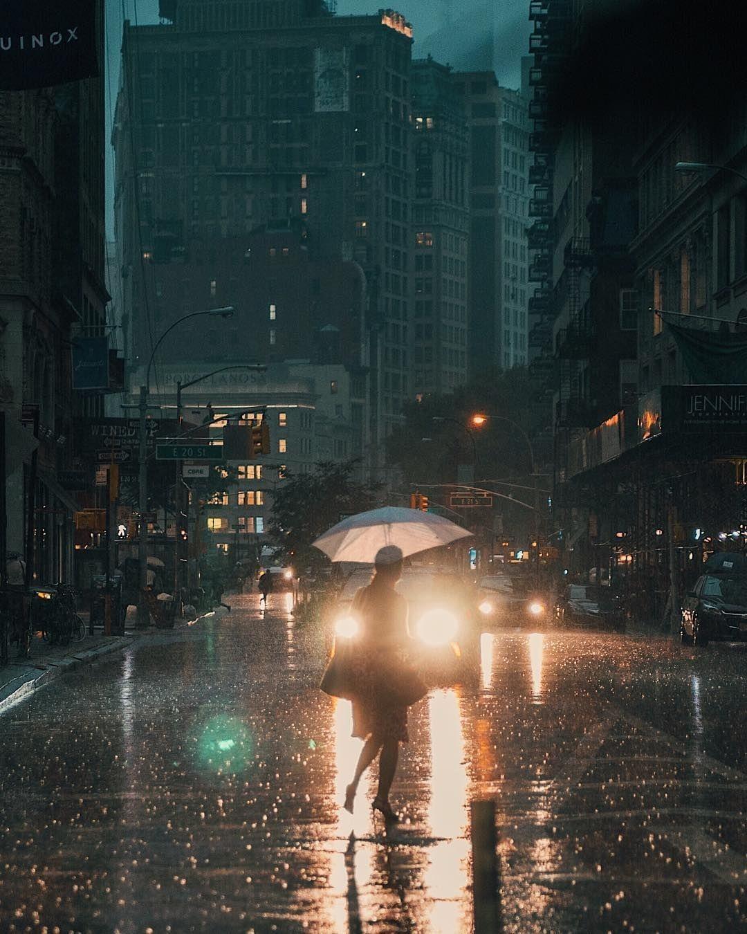 1080x1350 Rainy Night in New York ☔️
