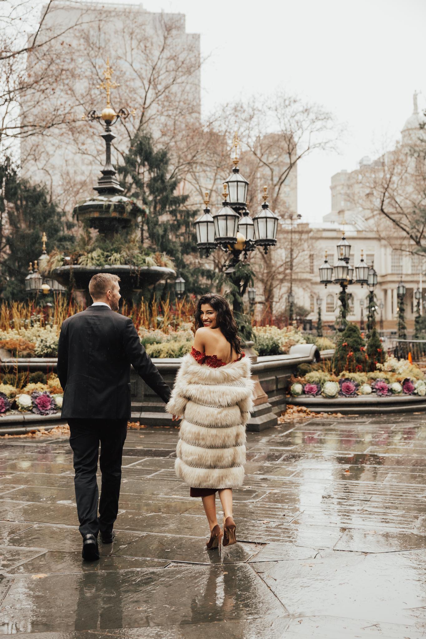 1365x2048 Tara + Westin NYC Rainy Day Elopement