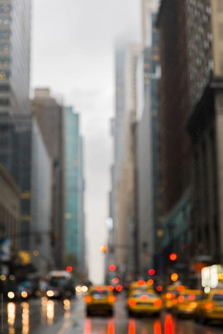 736x1103 New York City Rainy Day by Raymond Forbes LLC. Rainy city, Rainy day aesthetic, Rainy day photography
