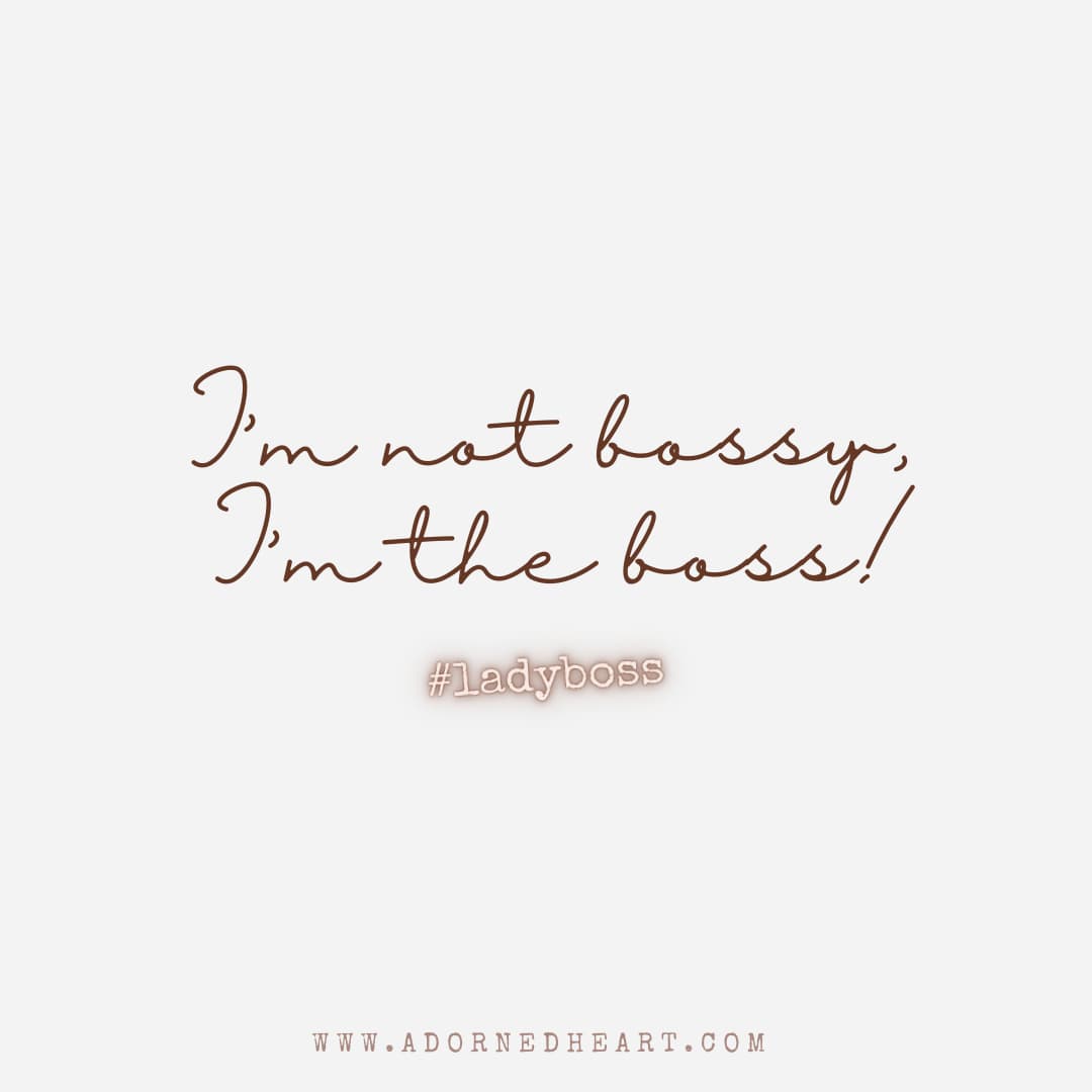 1080x1080 Lady Boss Quotes + Image
