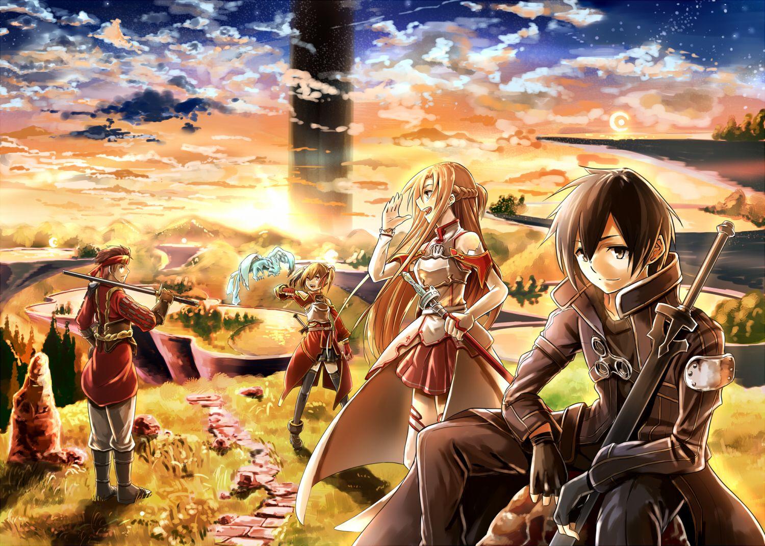 1500x1071 Sword Art Online Photo: Sword.Art.Online. Sword art online poster, Sword art online wallpaper, Sword art
