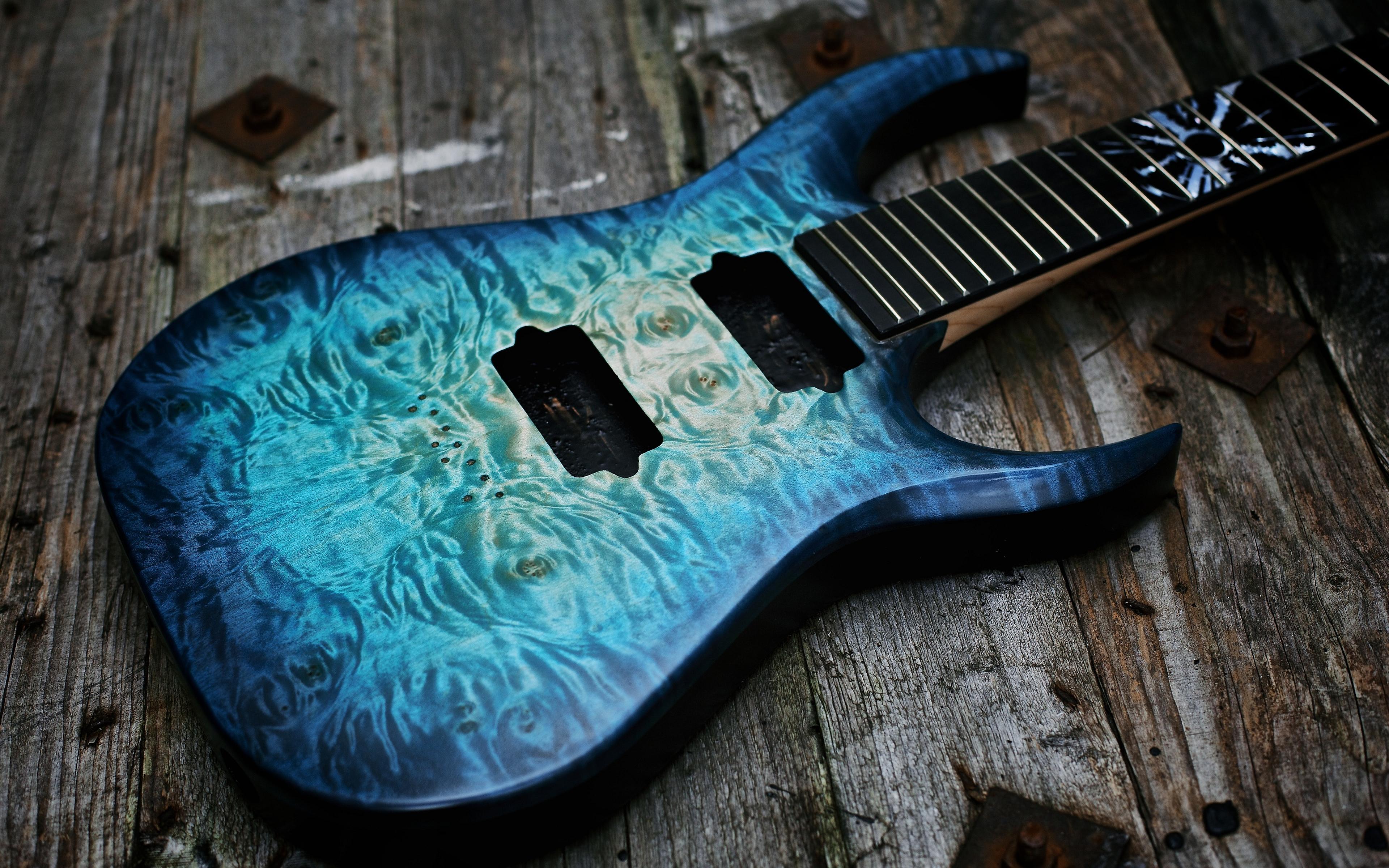 3840x2400 4K Guitar Wallpaper and Background Image