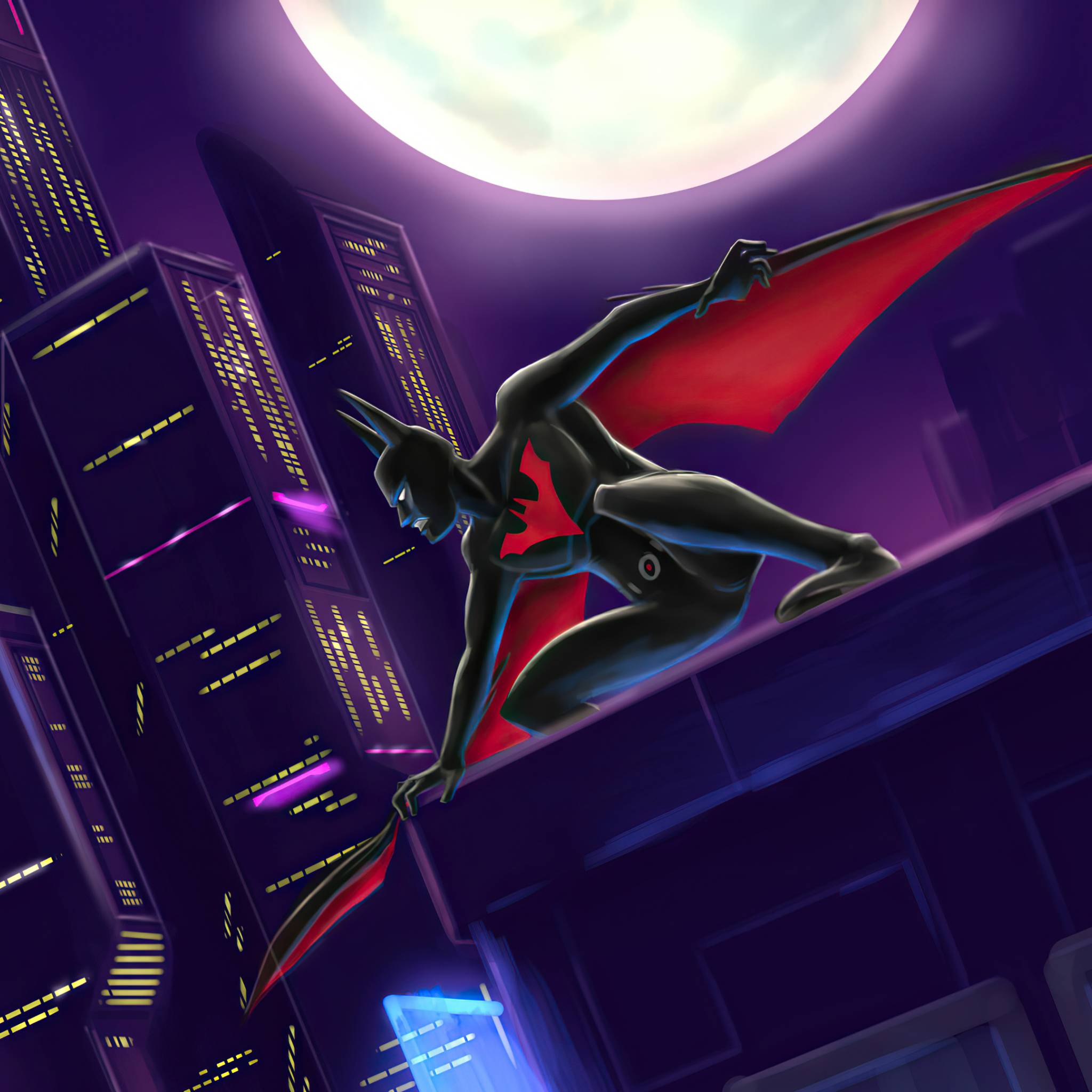 2048x2048 Batman Beyond Comic iPad Air Wallpaper, HD Superheroes 4K Wallpaper, Image, Photo and Background