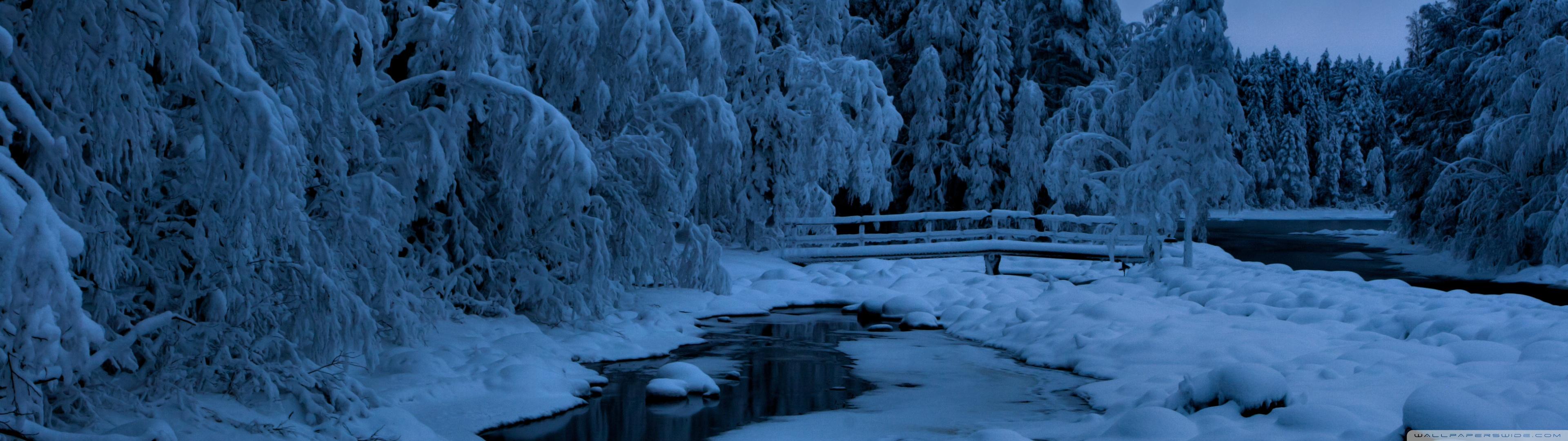 3840x1080 Heavy Snow Ultra HD Desktop Background Wallpaper for 4K UHD TV : Multi Display, Dual Monitor : Tablet