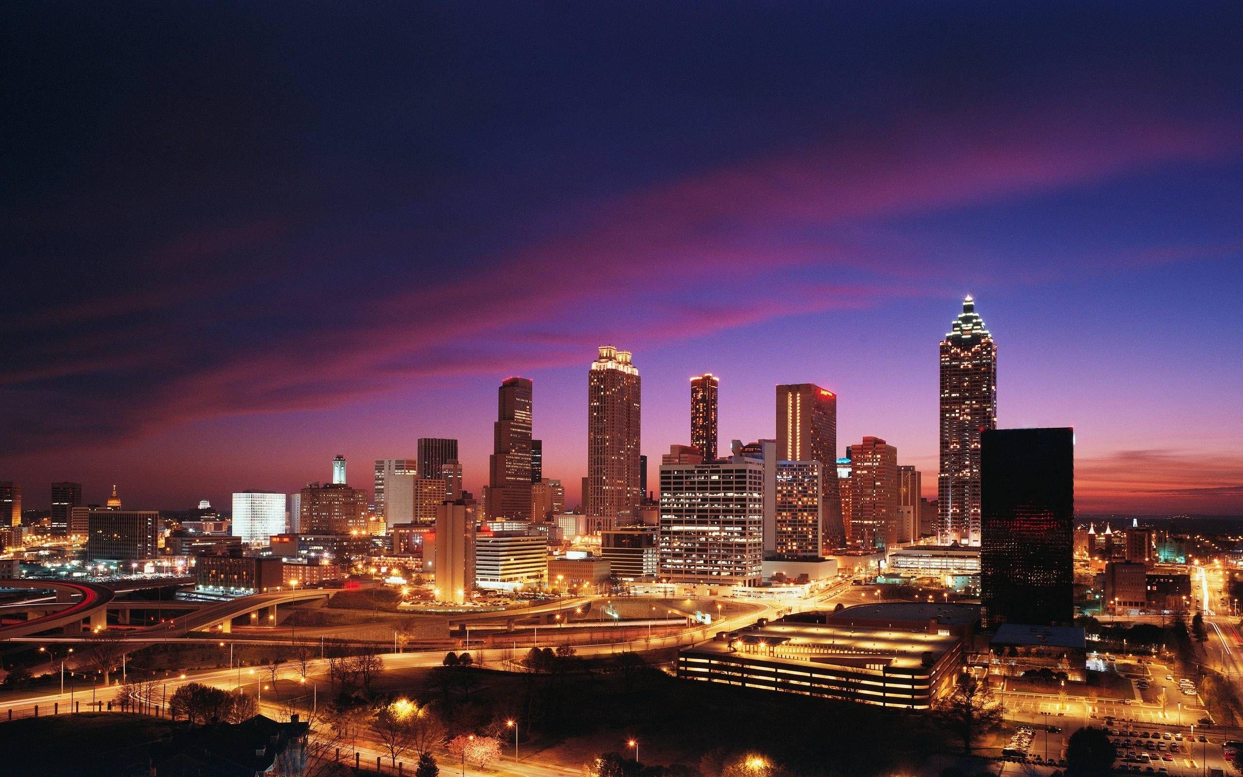 2560x1600 Cool Photo Atlanta HD Widescreen Wallpaper. Atlanta skyline, Visit atlanta, Beautiful places to visit