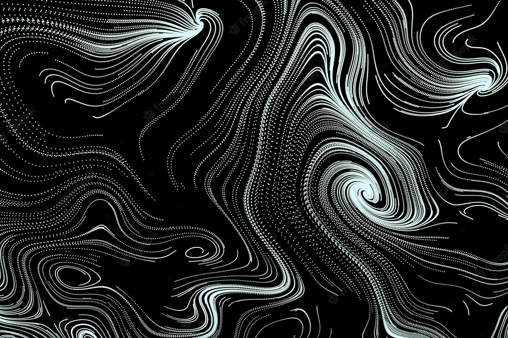 2000x1333 Premium Photod abstract black white background ornamental flowing swirl shapes wallpaper spiral line art