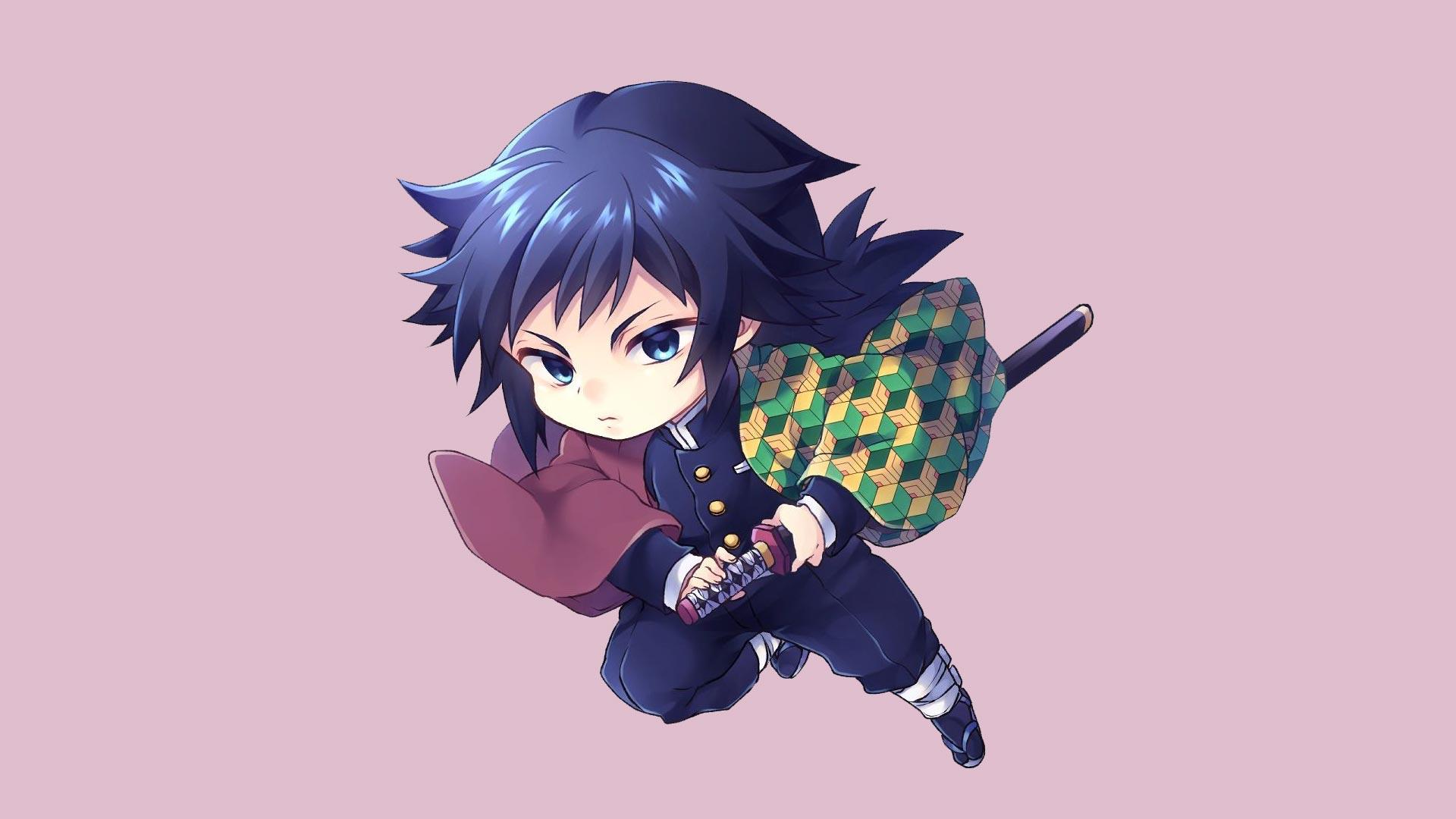 1920x1080 Best HD Demon Slayer Chibi Wallpaper