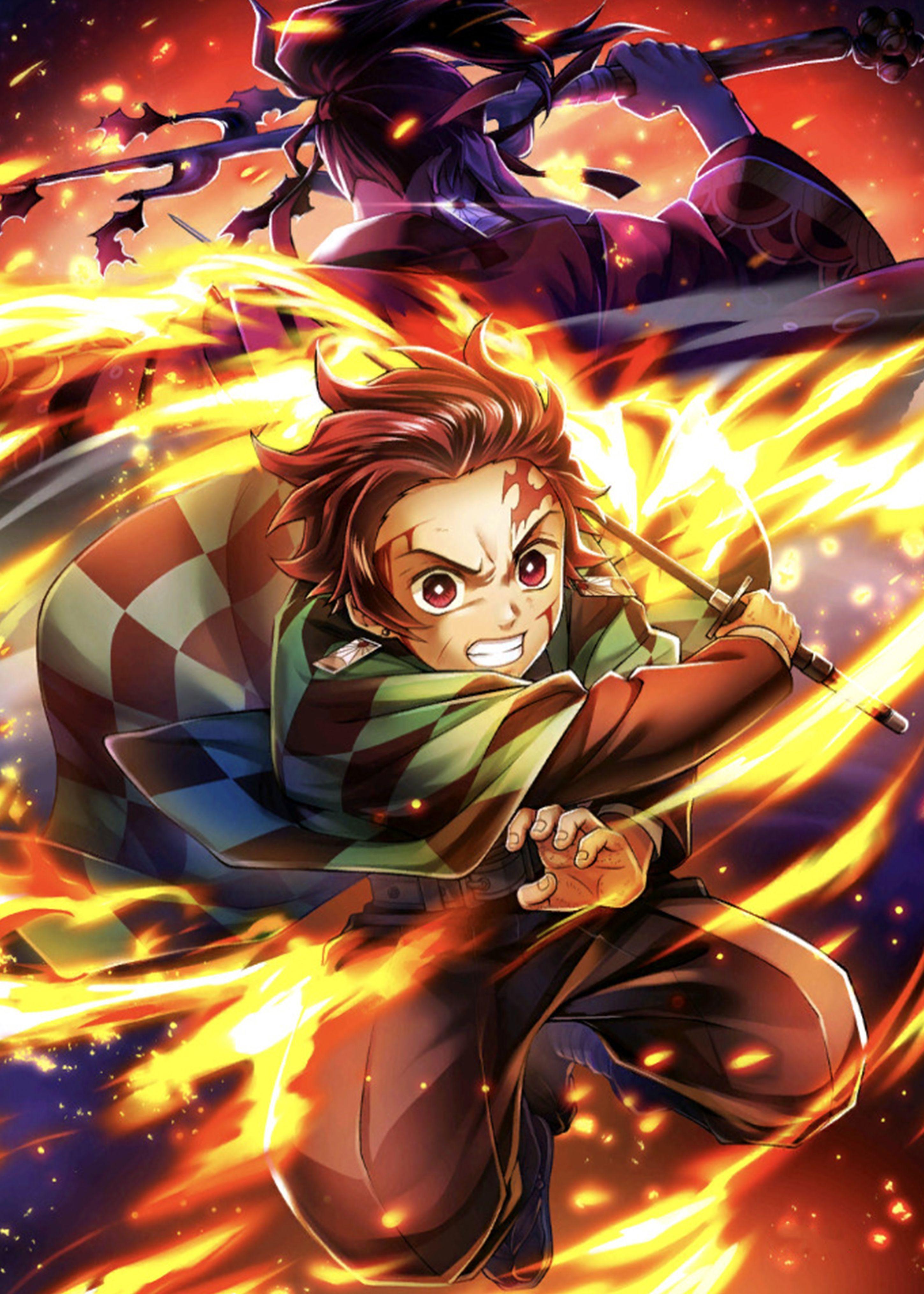 2900x4060 Demon Slayer Wallpaper Chill