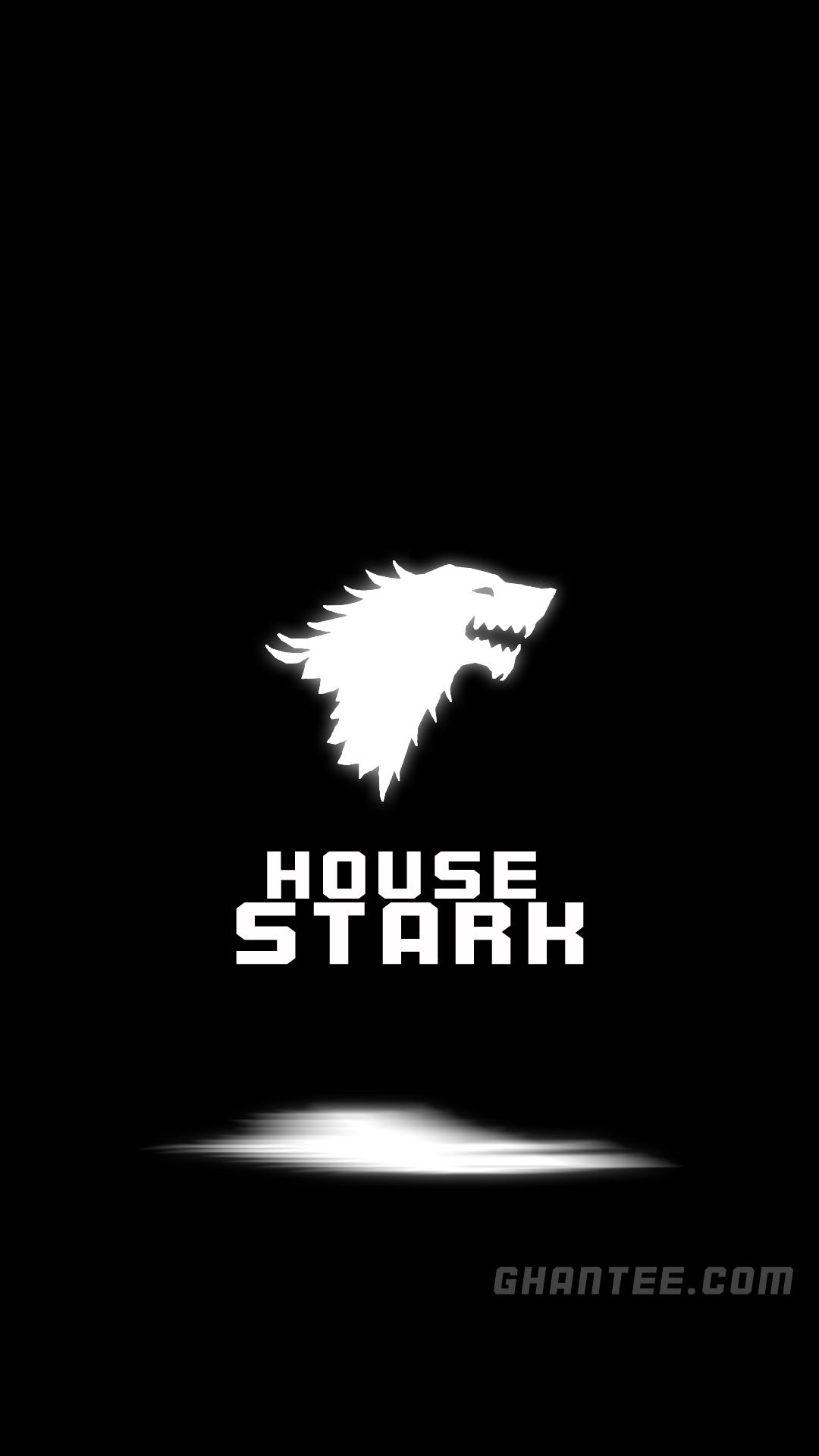 House of stark, game of thrones, logo, Black Wolf HD phone wallpaper |  Pxfuel