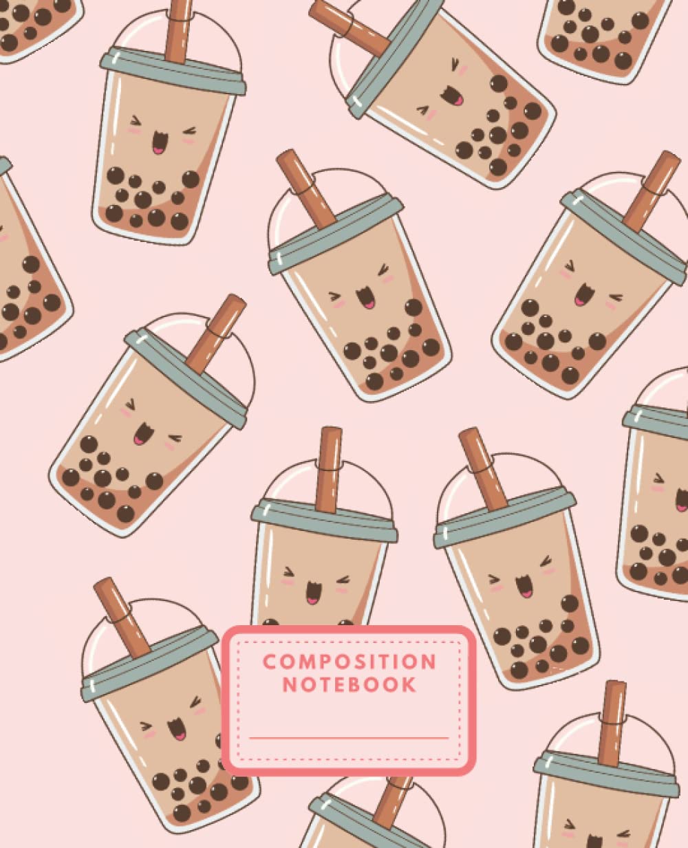 1000x1233 Boba Milk Tea Composition Notebook: Boba Tea Journal Diary. Kawaii Bubble Tea Notebook for Kids & Girls. Cute Japanese Chinese Stationery.5x9.25” College Ruled Lined Pages: 9798491621354: Publishing, Allegro's: Books