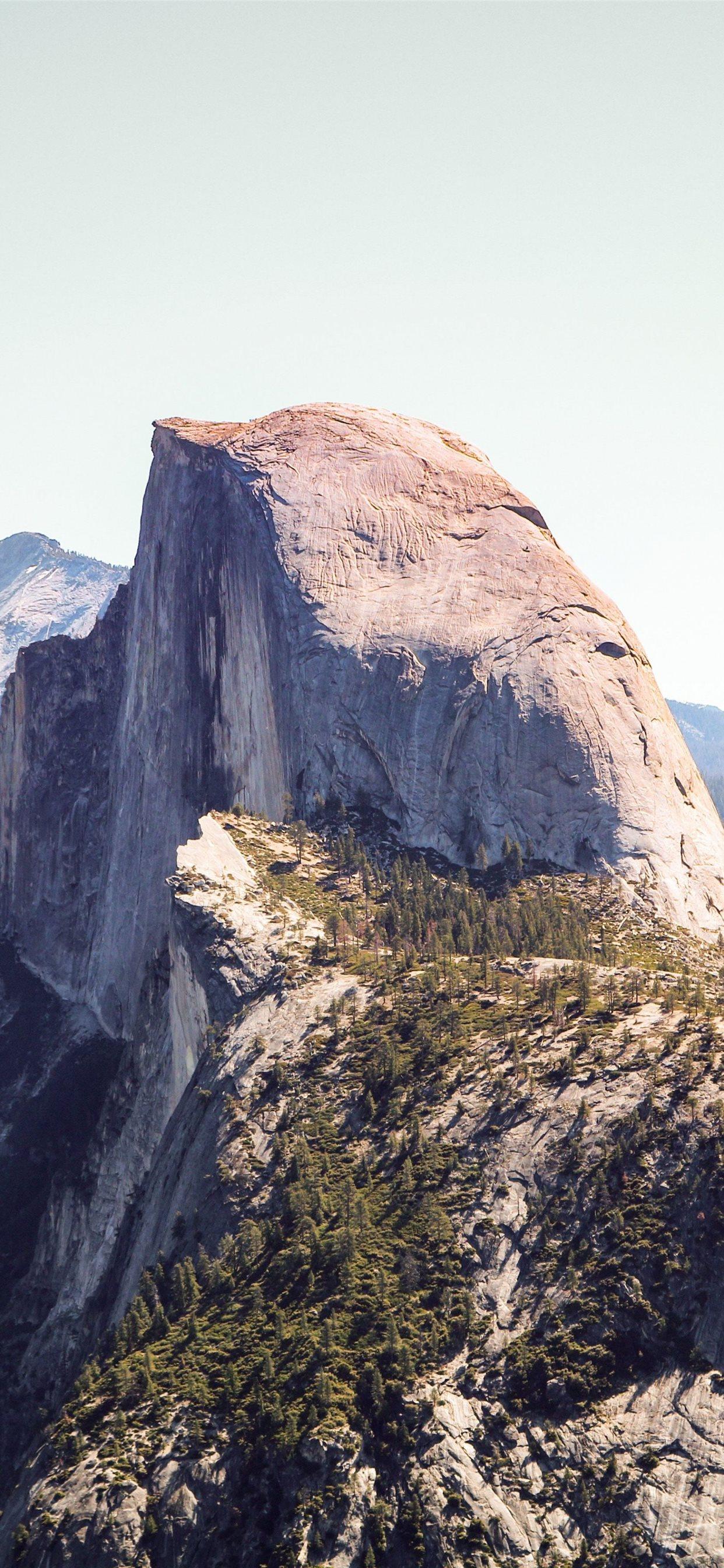 1242x2688 Half Dome Yosemite valley national park nature iPhone X Wallpaper Free Download