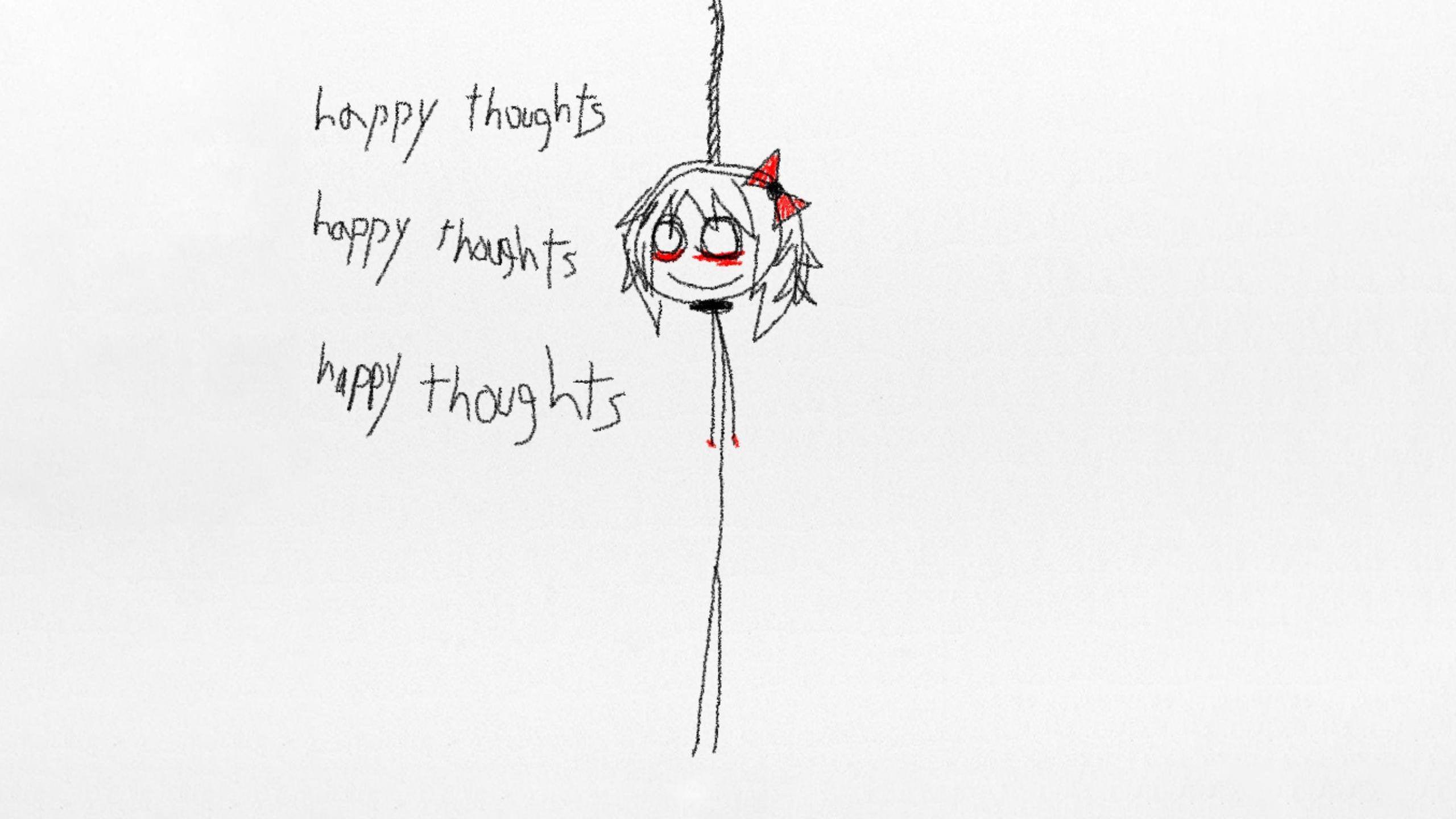 2560x1440 Happy thoughts wallpaper