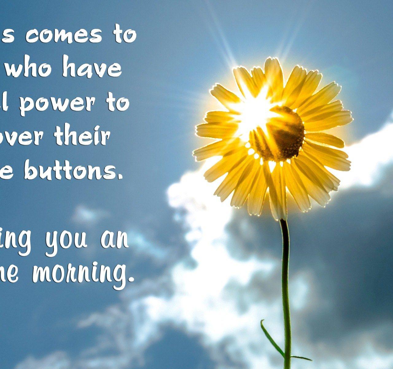 1280x1200 Awesome Good Morning Thoughts HD Wallpaper
