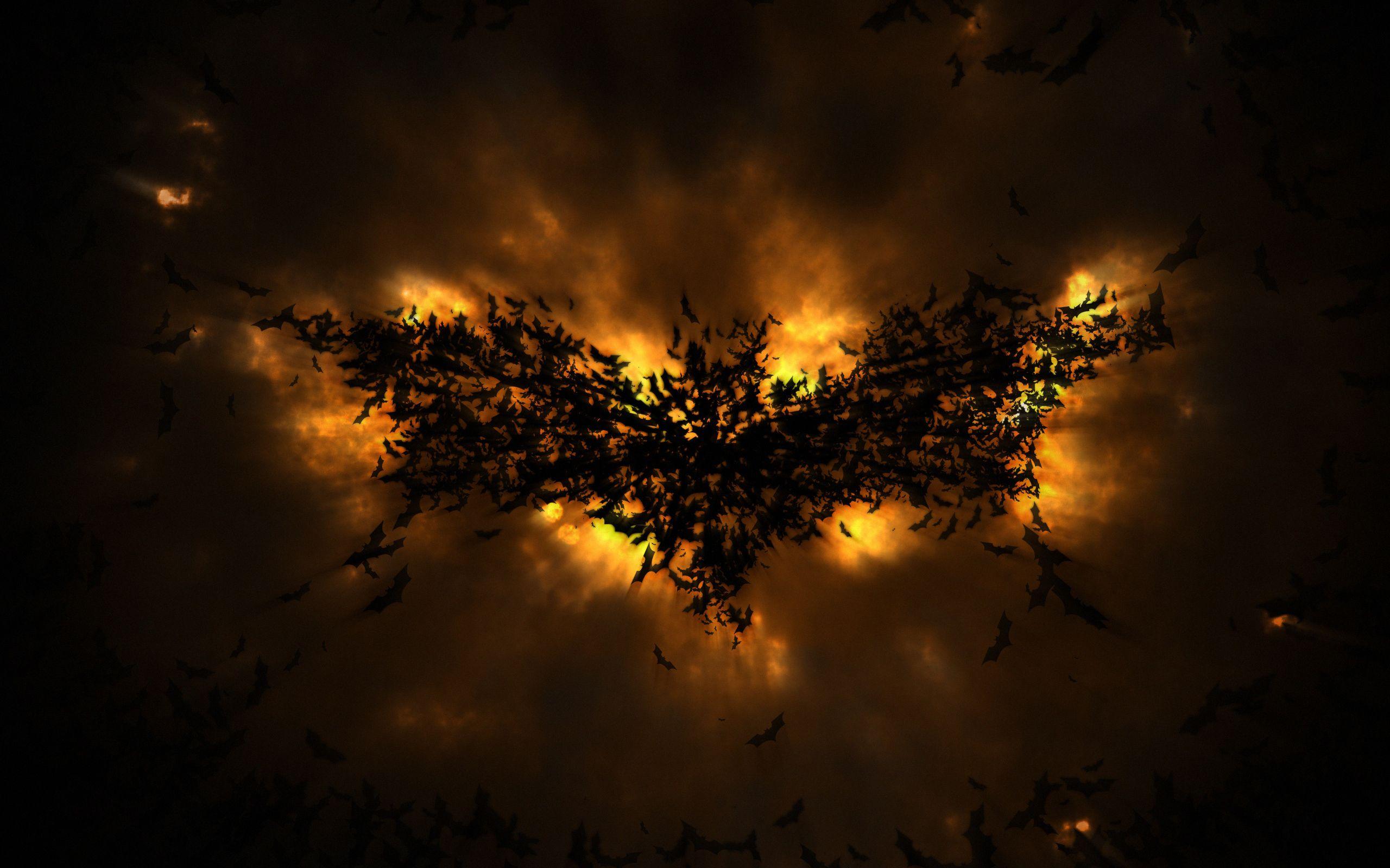 Hình nền trừu tượng 2560x1600 The Dark Knight Rises Batman Logo.  HD trừu tượng