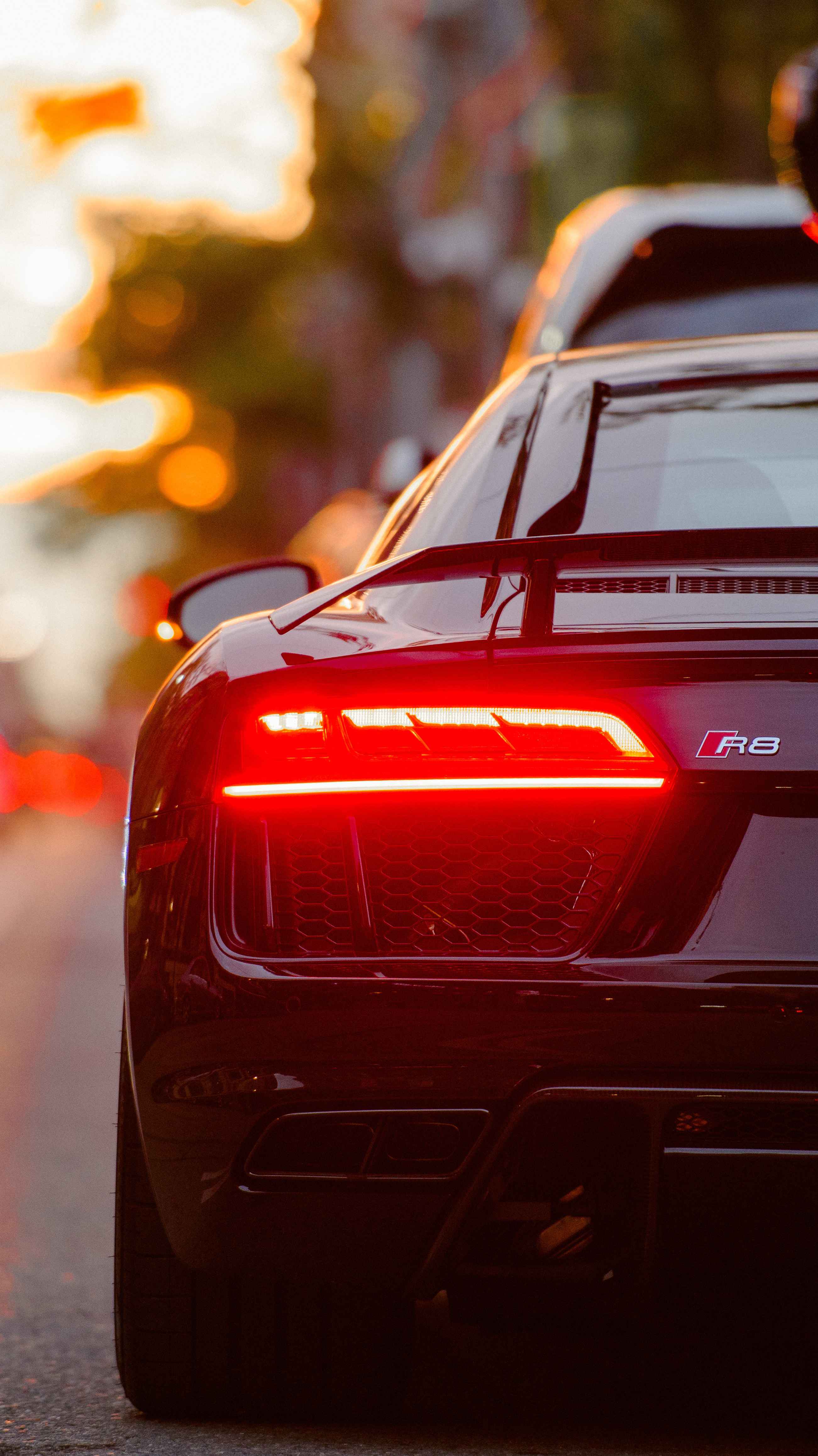 2602x4631 Audi R8 Back View IPhone Wallpaper Wallpaper : iPhone Wallpaper