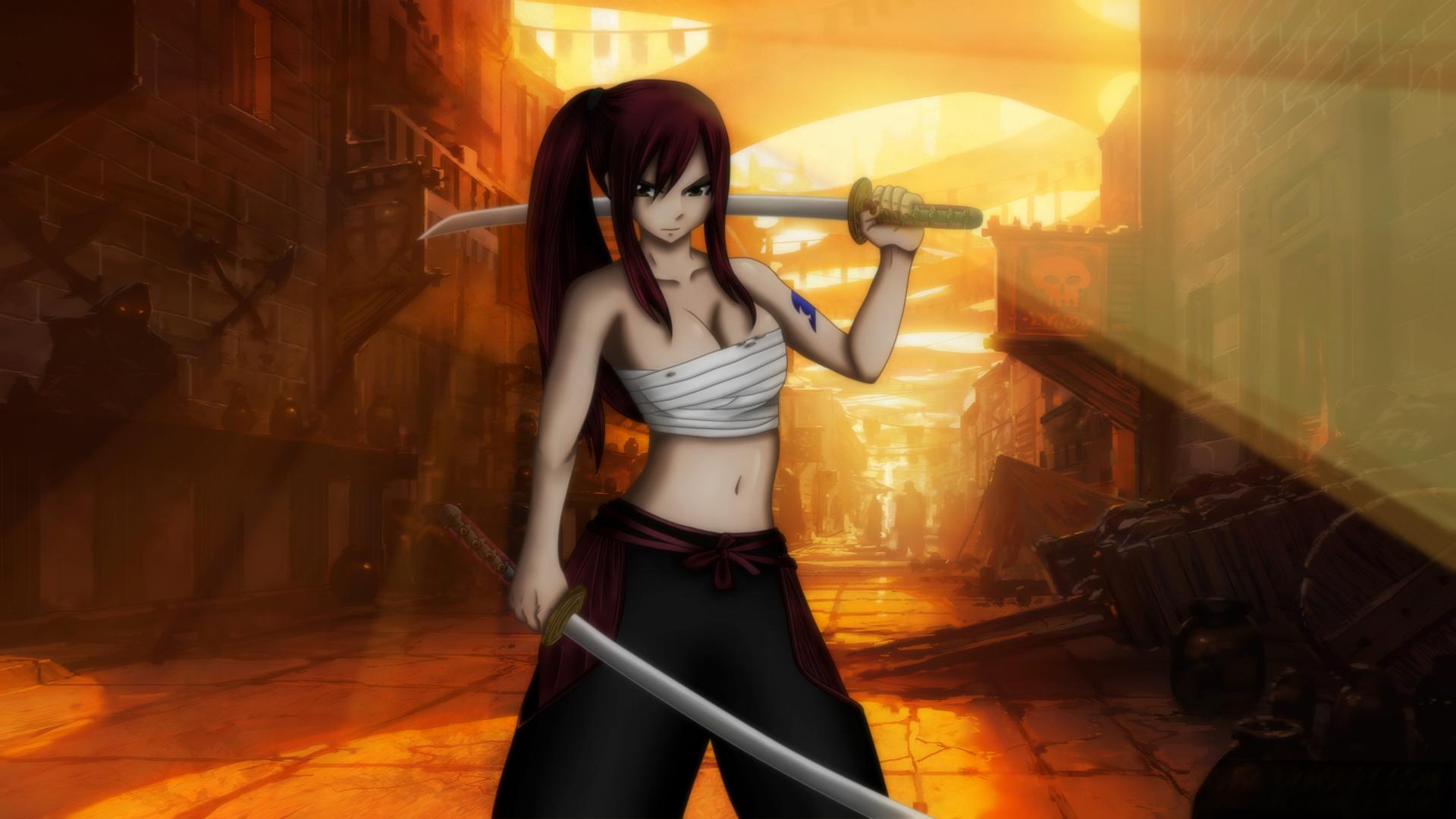 1920x1080 Erza Scarlet HD Wallpaper and Background