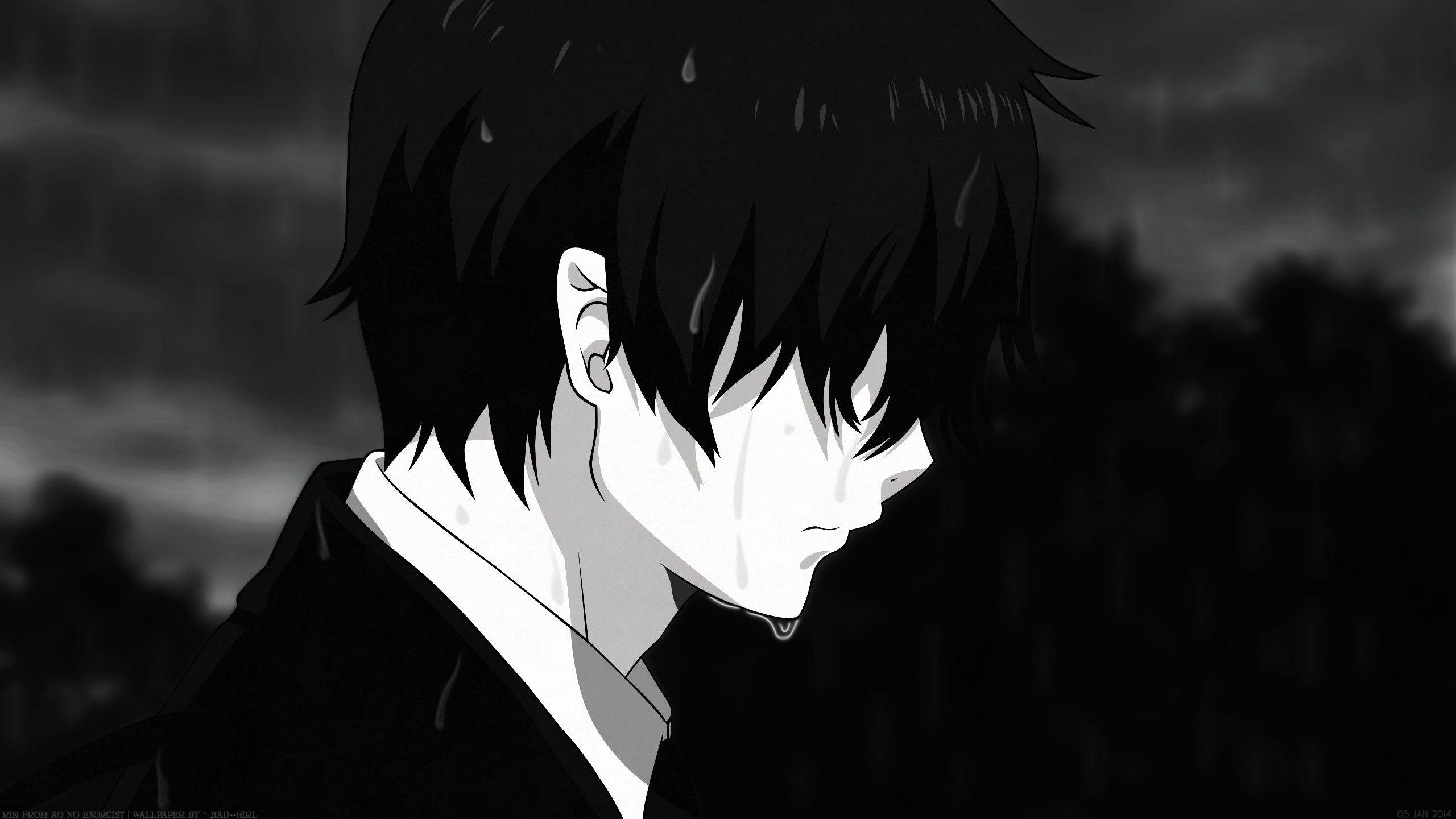 Sad Dark Anime Wallpapers Top Free Sad Dark Anime Backgrounds Wallpaperaccess