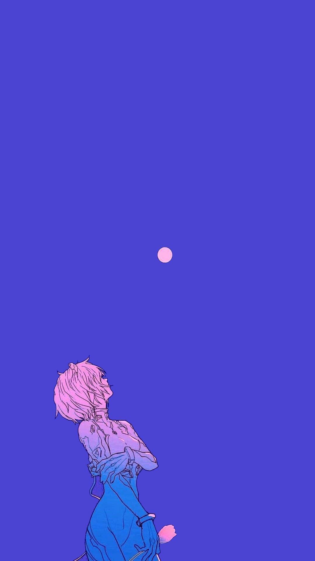 1080x1920 Neon Genesis Aesthetic Wallpaper