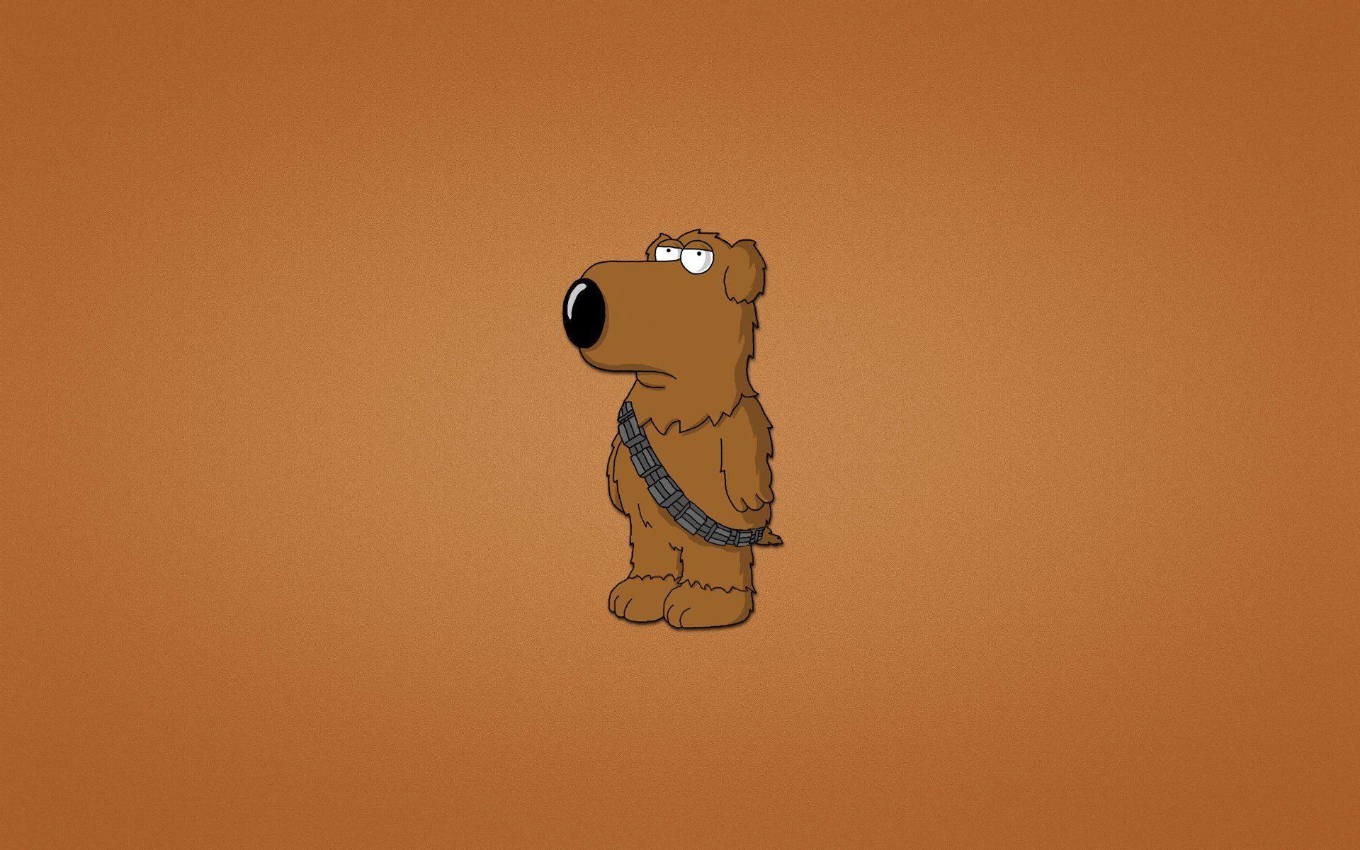 1920x1200 family guy dog brian star wars funny minimalism chewbacca chui HD