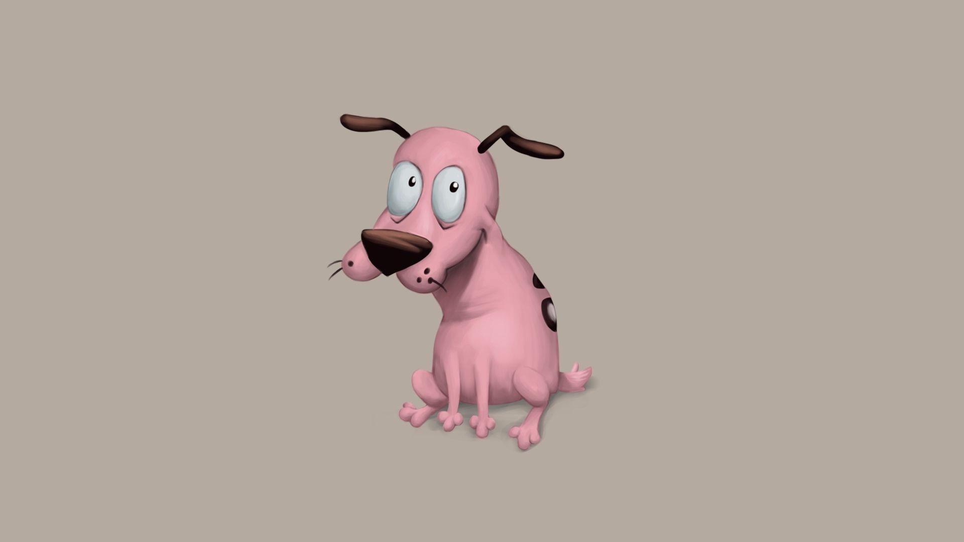 1920x1080 Download wallpaper 1920x1080 courage cowardly dog, dog