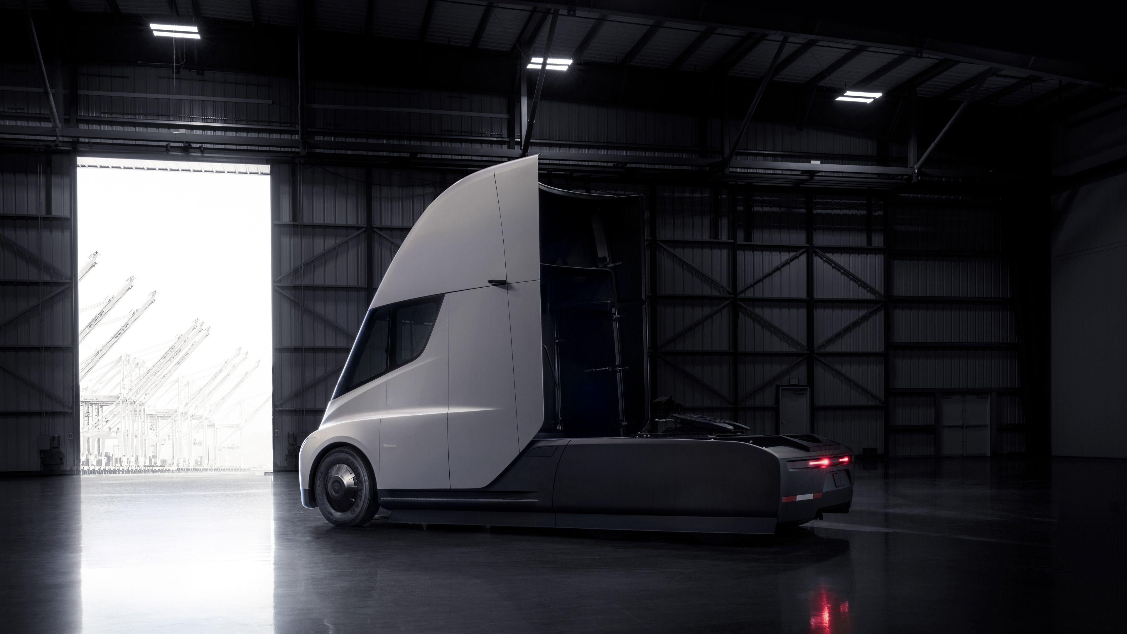 3840x2160 Tesla Semi Truck Wallpaper 4k, Tesla Wallpaper, Tesla Semi Wallpaper, Hd Wallpaper, 4k Wallpaper. Camiones Electricos, Tesla, Camiones Semi