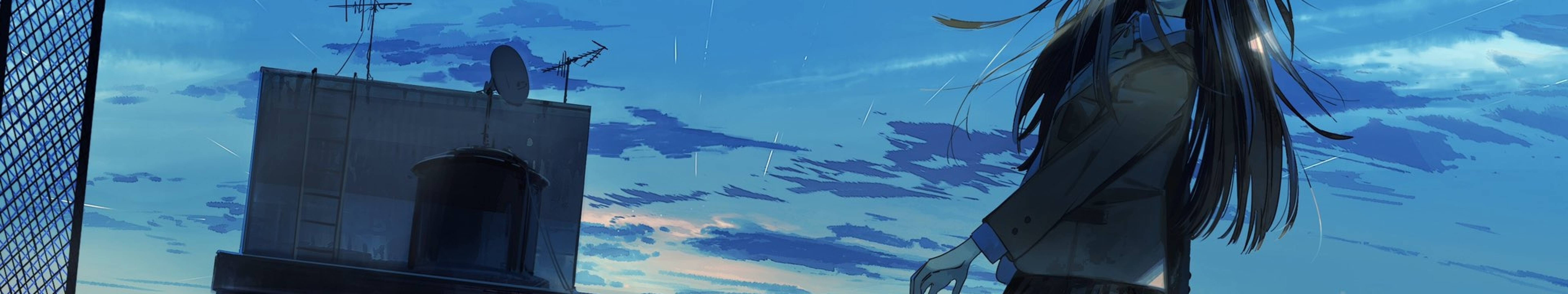 7680x1440 Anime Alone Girl 7680x1440 Resolution Wallpaper, HD Anime 4K Wallpaper, Image, Photo and Background