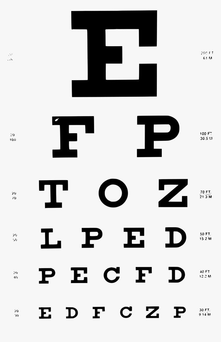 736x1137 Snellen Eye Chart, HD Png Download is free transparent png image. To explore more similar HD image on PNGitem. Eye chart, Eye exam chart, Chart
