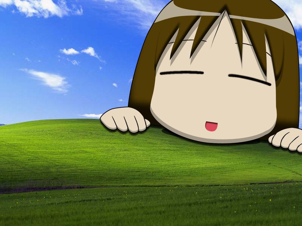 1032x774 Windows Invasion by Osaka. Windows XP Bliss Wallpaper