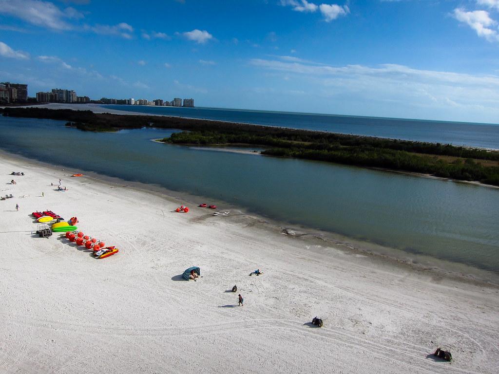 1024x768 Tigertail Beach Marco Island. Picture taken from a kite ab