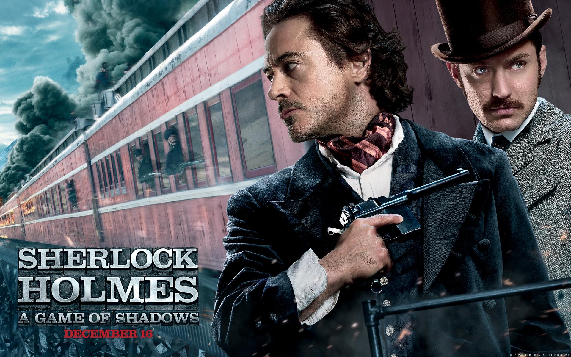 1920x1200 Sherlock Holmes: A Game Of Shadows Gets New Poster And Wallpaper. Unleash The Fanboy