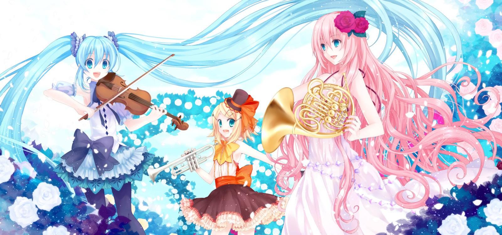 1600x750 Free download Kawaii Anime Vocaloid Wallpaper [1600x750] for your Desktop, Mobile & Tablet. Explore Kawaii Anime Wallpaper. Kawaii Background Wallpaper, Cute Anime Wallpaper for Desktop, Cute Kawaii Wallpaper