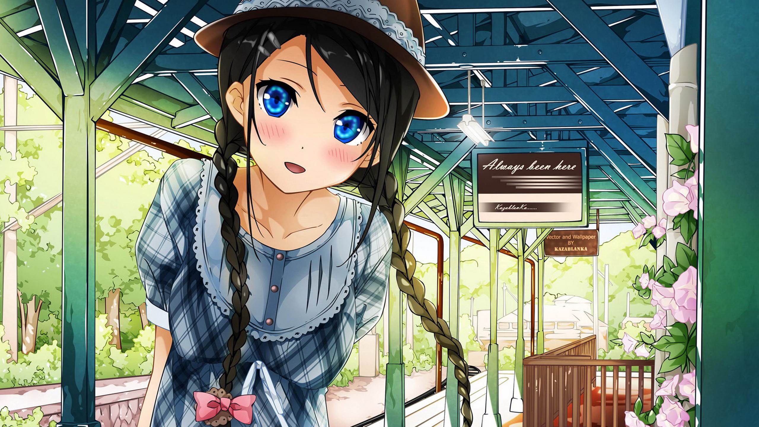 2560x1440 Cute Anime PC Wallpaper