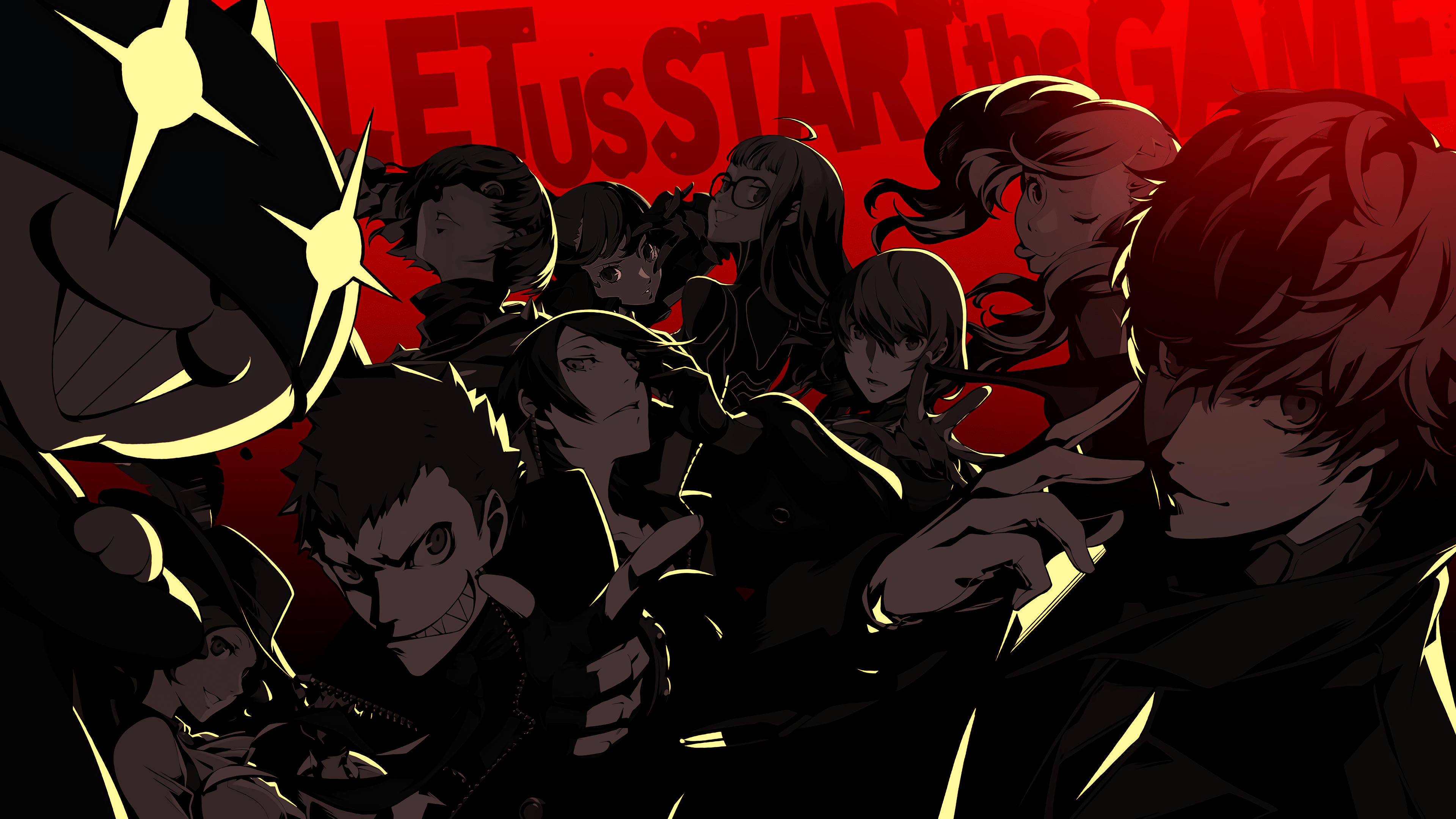 3840x2160 My Edited 4K Persona 5 Wallpaper With Added Kasumi!