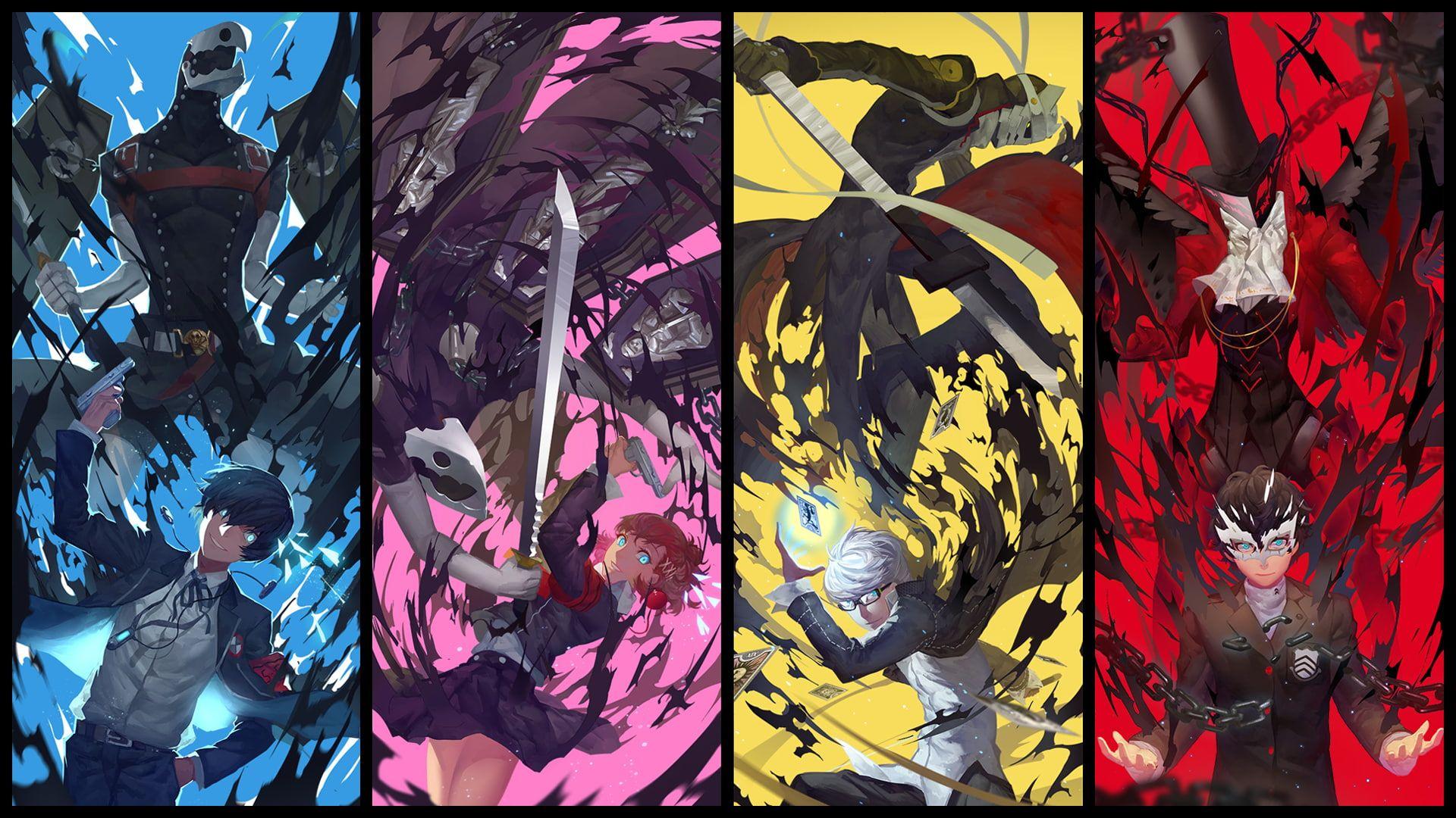 1920x1080 Persona 4 Persona 3 Persona series Persona 5 #atlus P #wallpaper #hdwallpaper #desktop. Anime, Persona 4 wallpaper, Persona 5