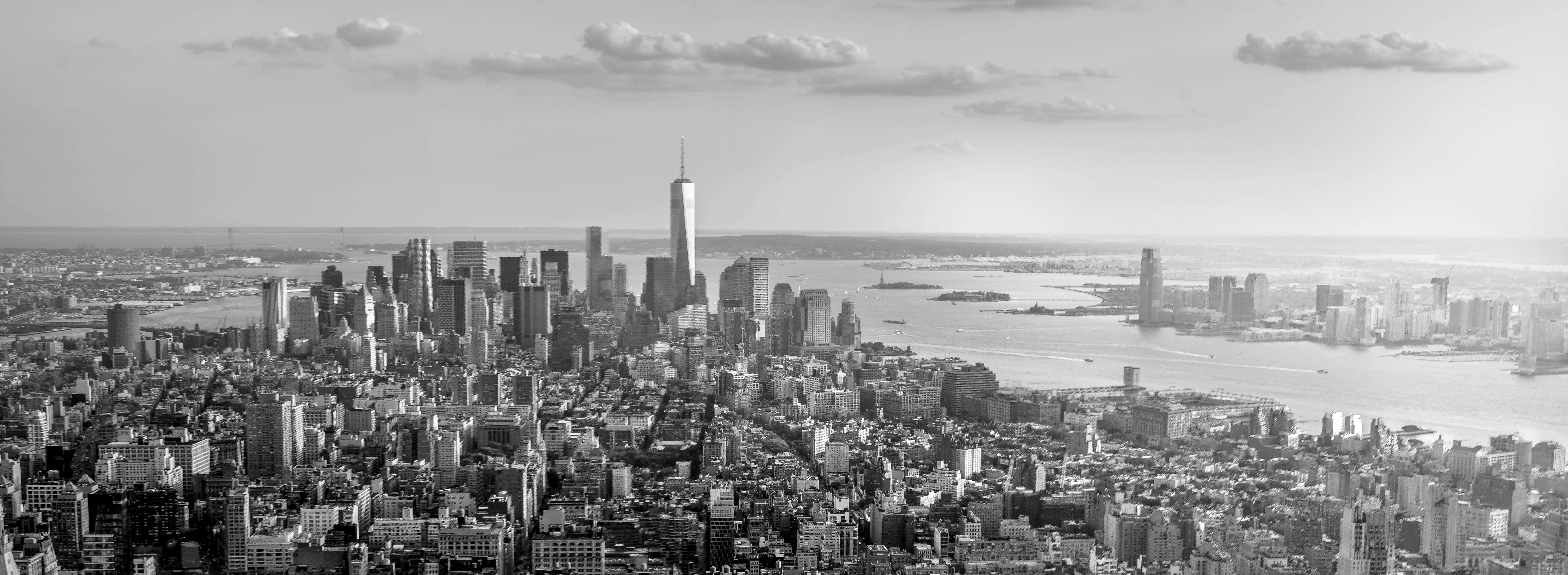 8153x2992 Black & White Building HD