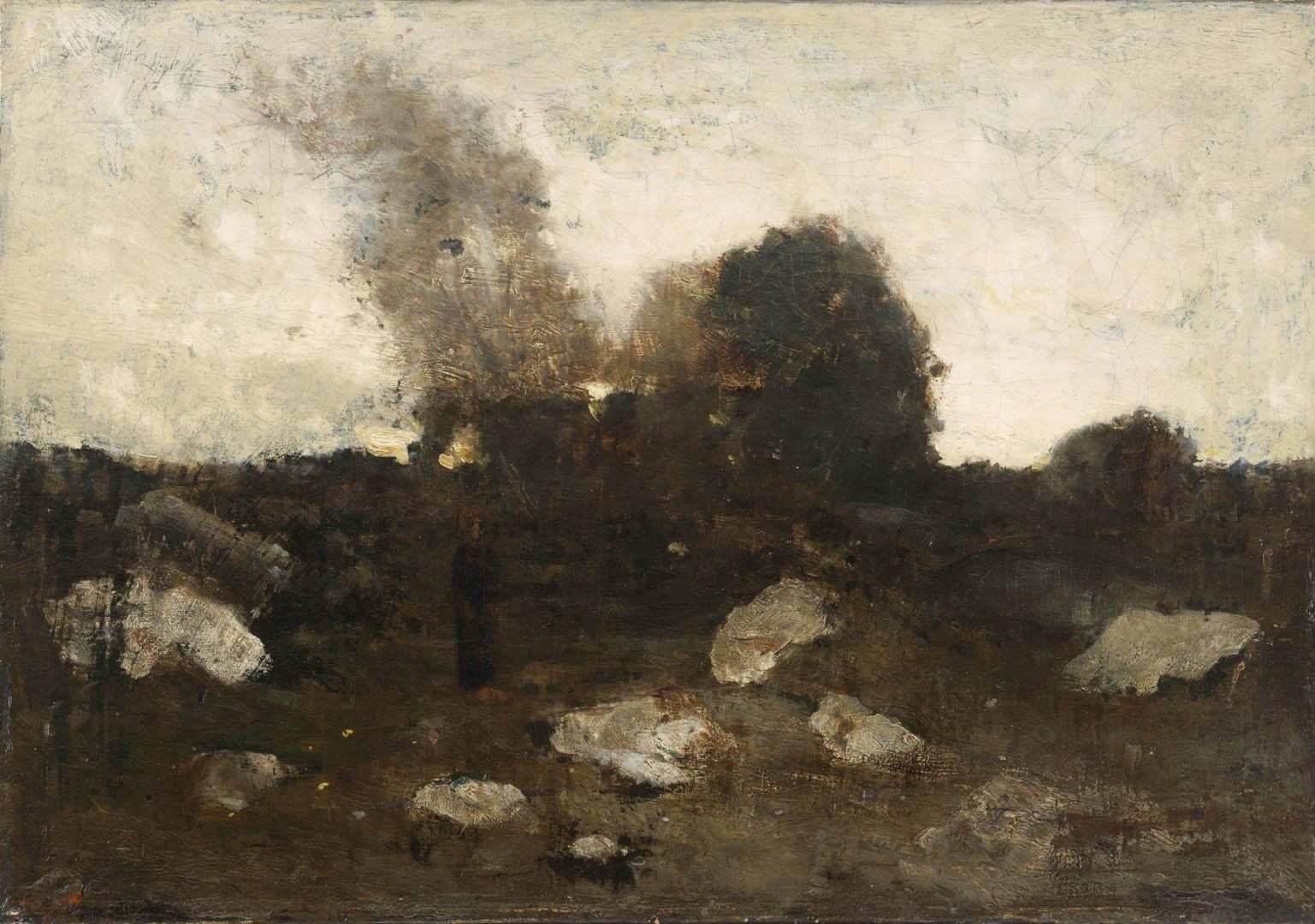 1537x1080 Landscape At Daybreak post impressionist odilon redon art wallpaper
