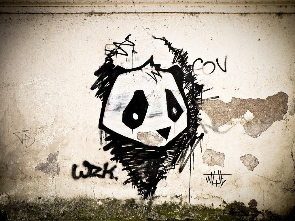 1024x769 Banksy Wallpaper Panda