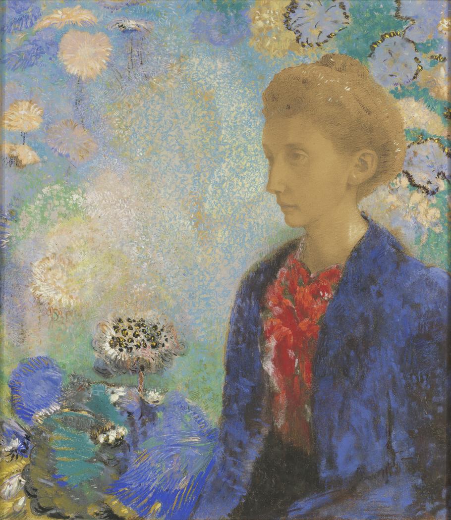 910x1050 Baronne de Domecy Odilon Redon on USEUM