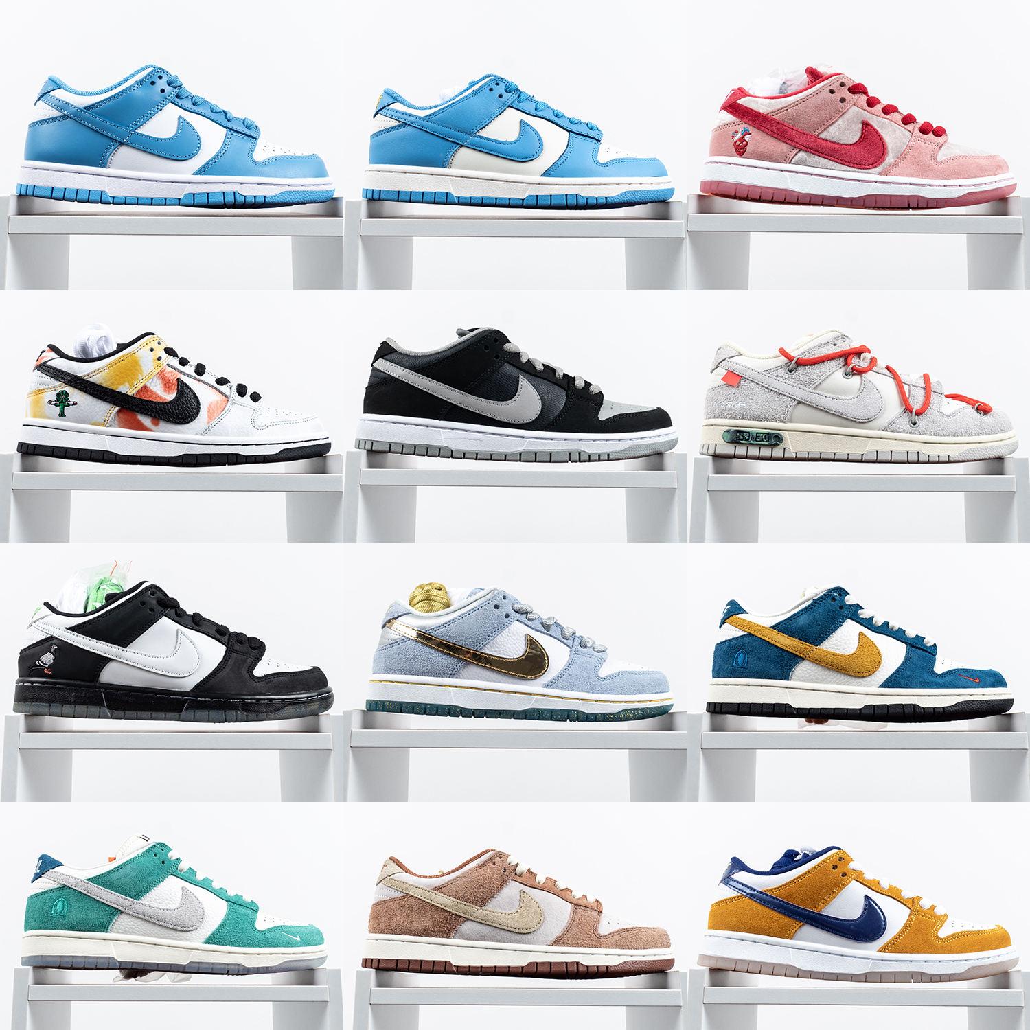 1500x1500 Custom Brand Sneakers High Quality Genuine Leather Nikes Dunks Sb Customized Low Top Mens Basketball Skate Board Shoes Nikes Dunks, Dunks, Dunks Low Product on
