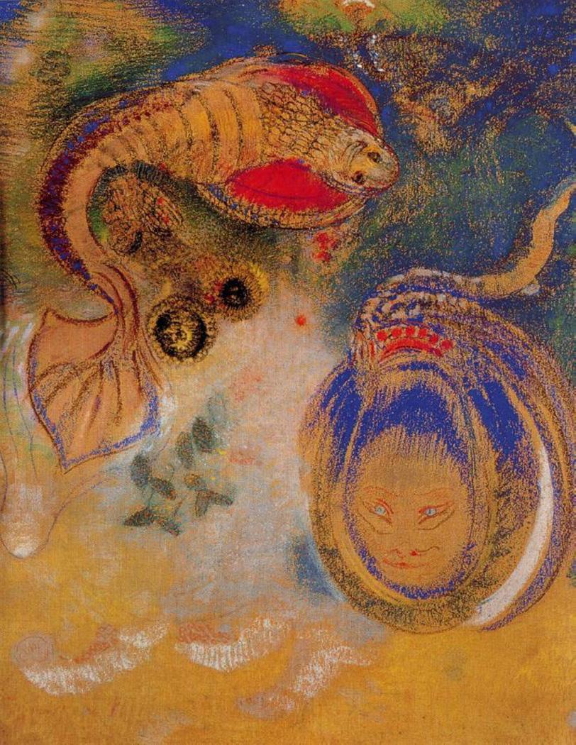 812x1050 Animals at the Bottom of the Sea Odilon Redon on USEUM